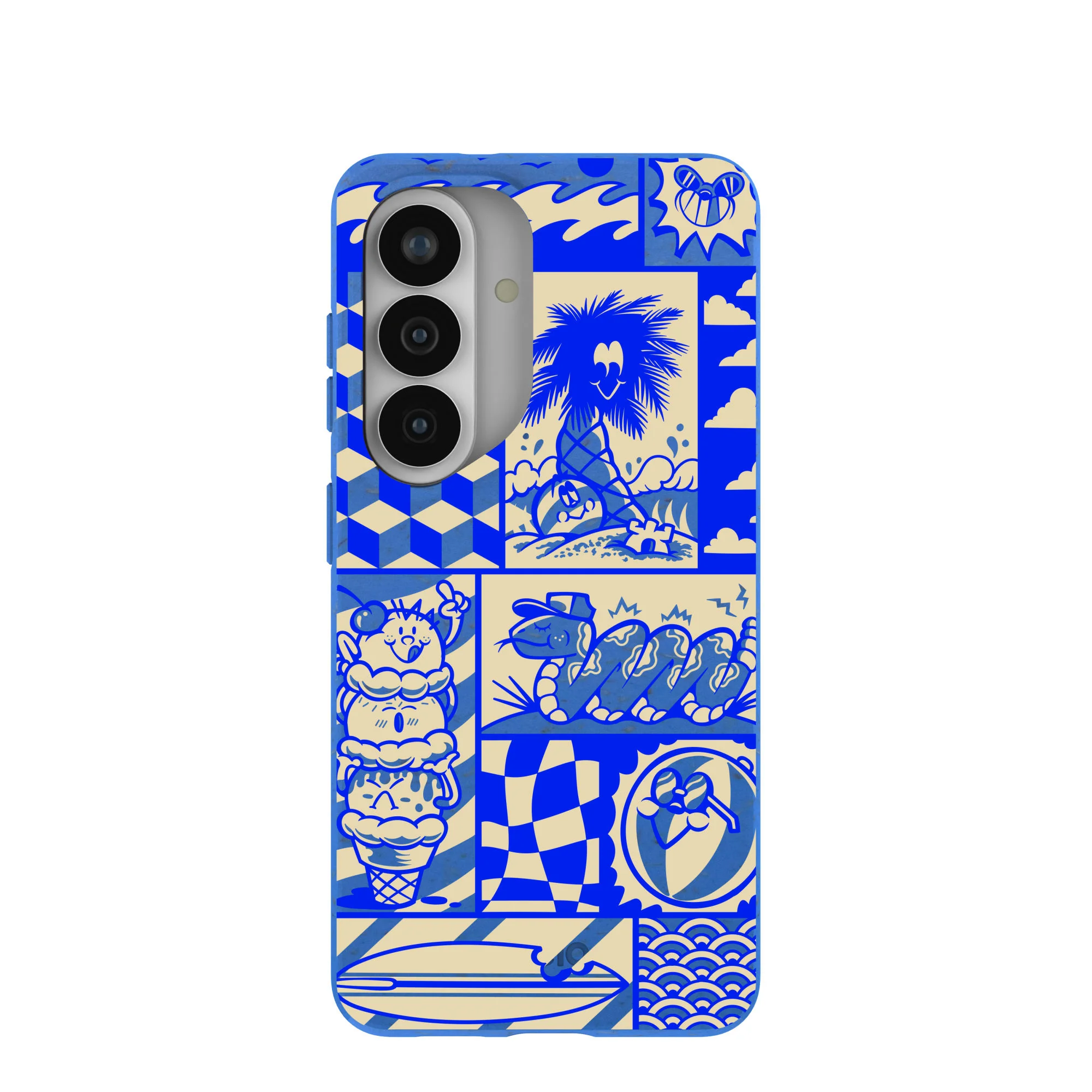 Electric Blue Summer Blues Samsung Galaxy S26 Case