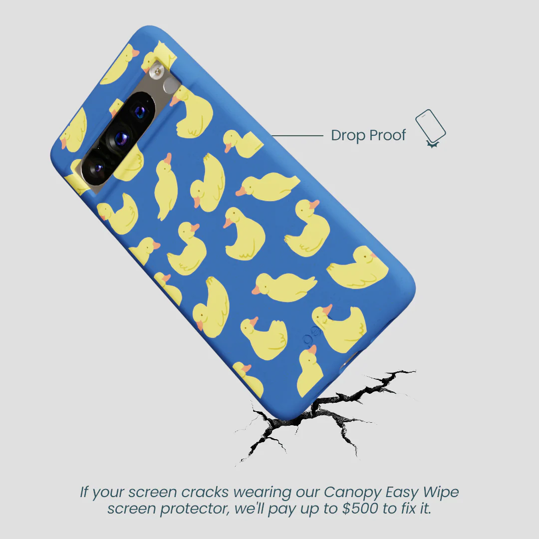 Electric Blue Sunny Ducklings Google Pixel 8 Pro Case - Image 5