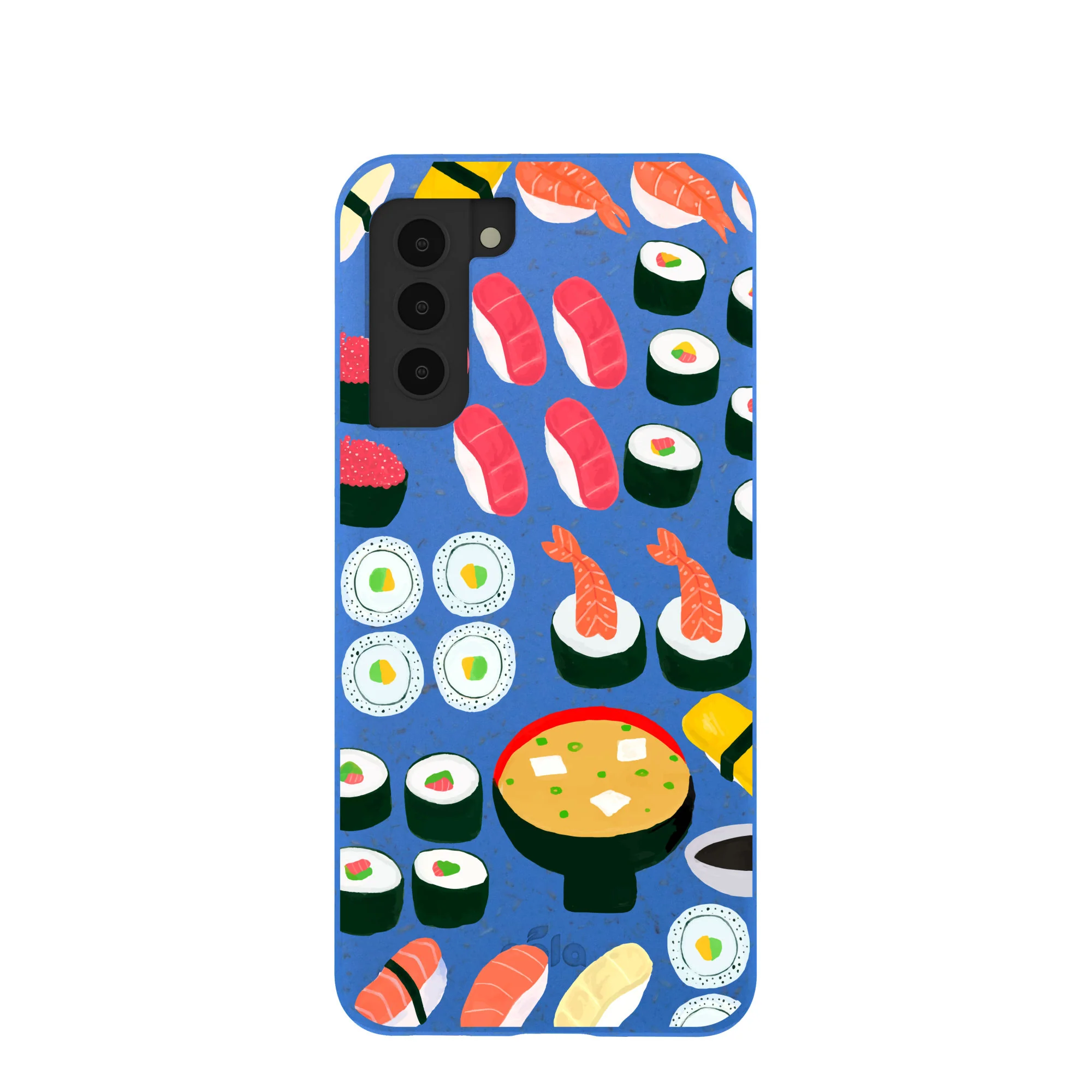 Electric Blue Sushi Night Samsung Galaxy S21 Case