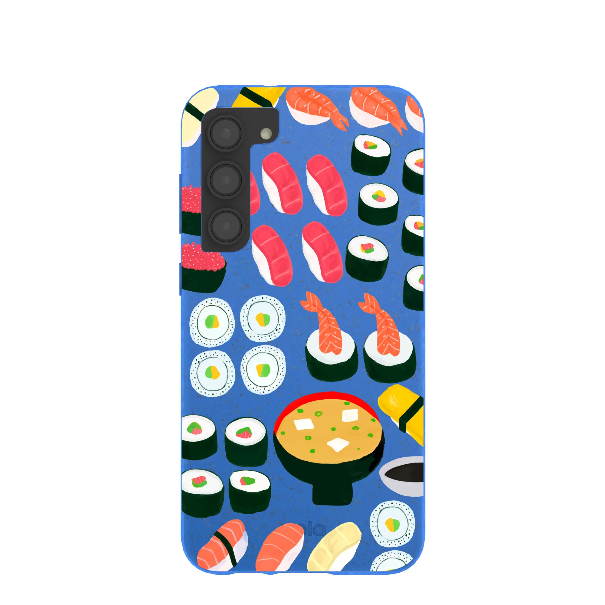 Electric Blue Sushi Night Samsung Galaxy S23+(Plus) Case