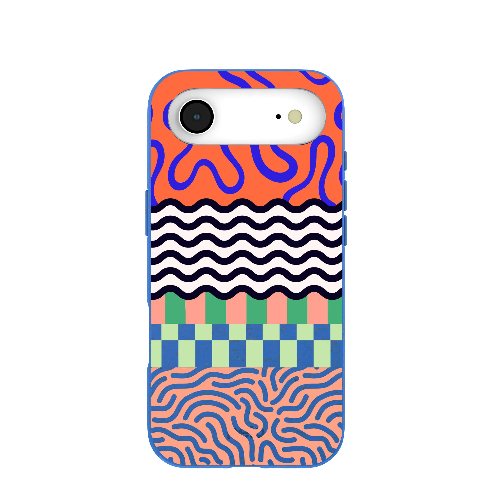 Electric Blue Tangerine Mix iPhone Air Case