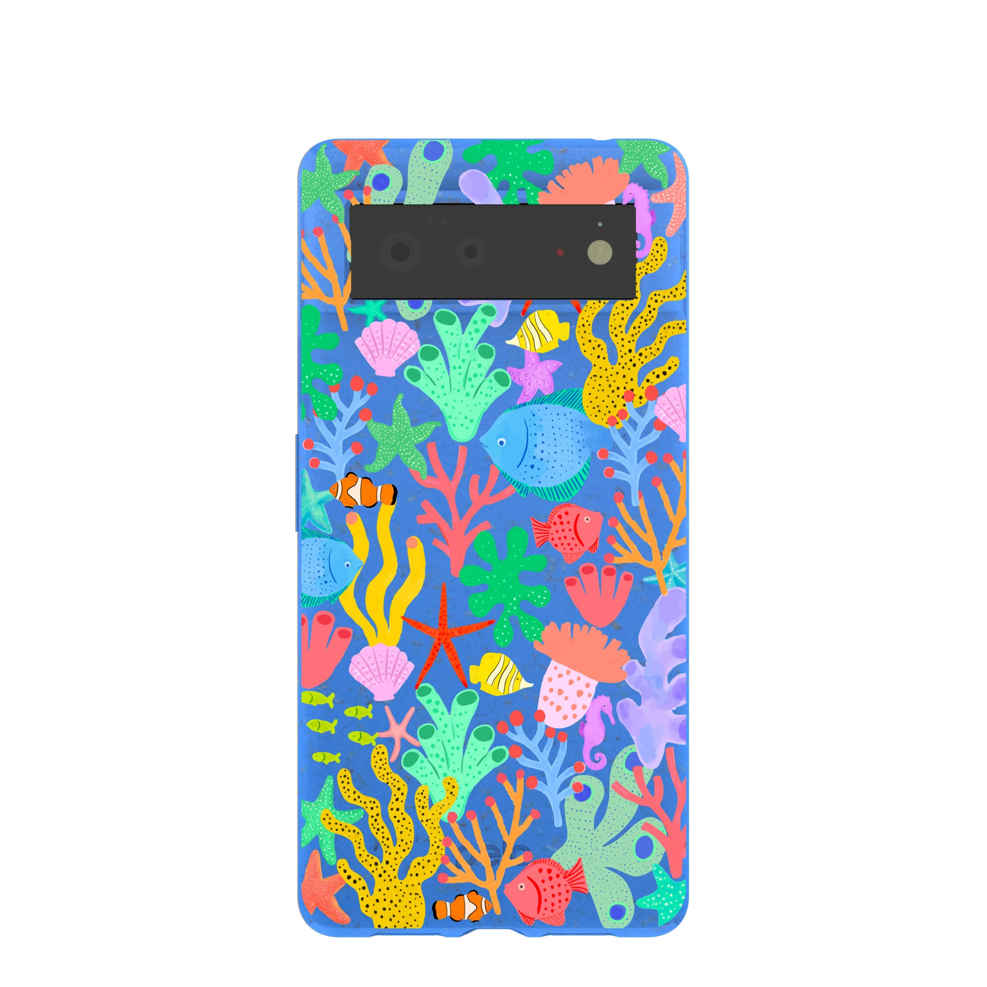 Electric Blue Underwater Blooms Google Pixel 6 Case