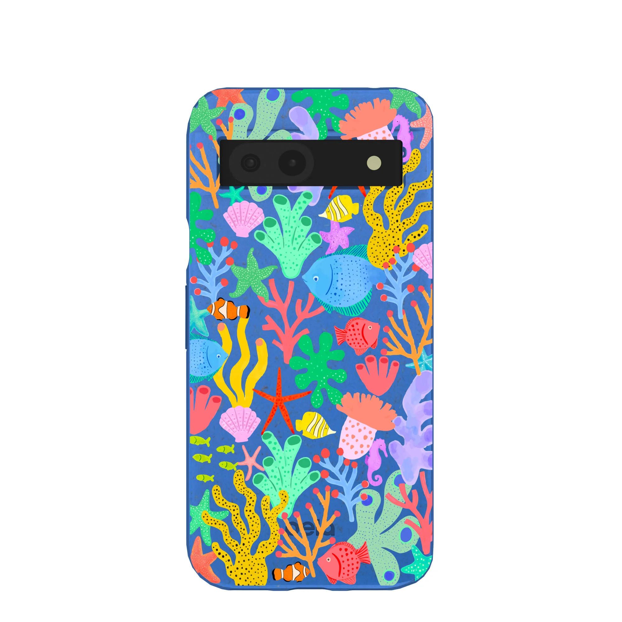 Electric Blue Underwater Blooms Google Pixel 8a Case