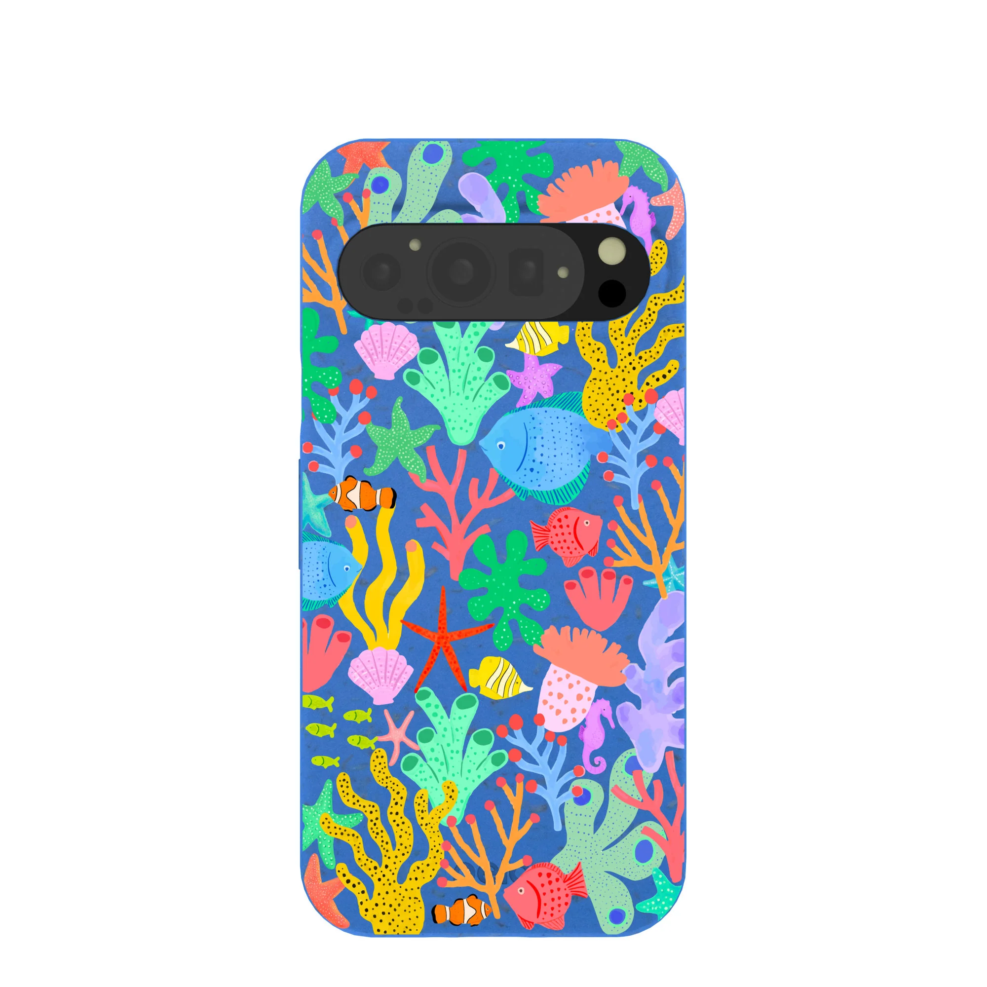Electric Blue Underwater Blooms Google Pixel 9/9 Pro Case