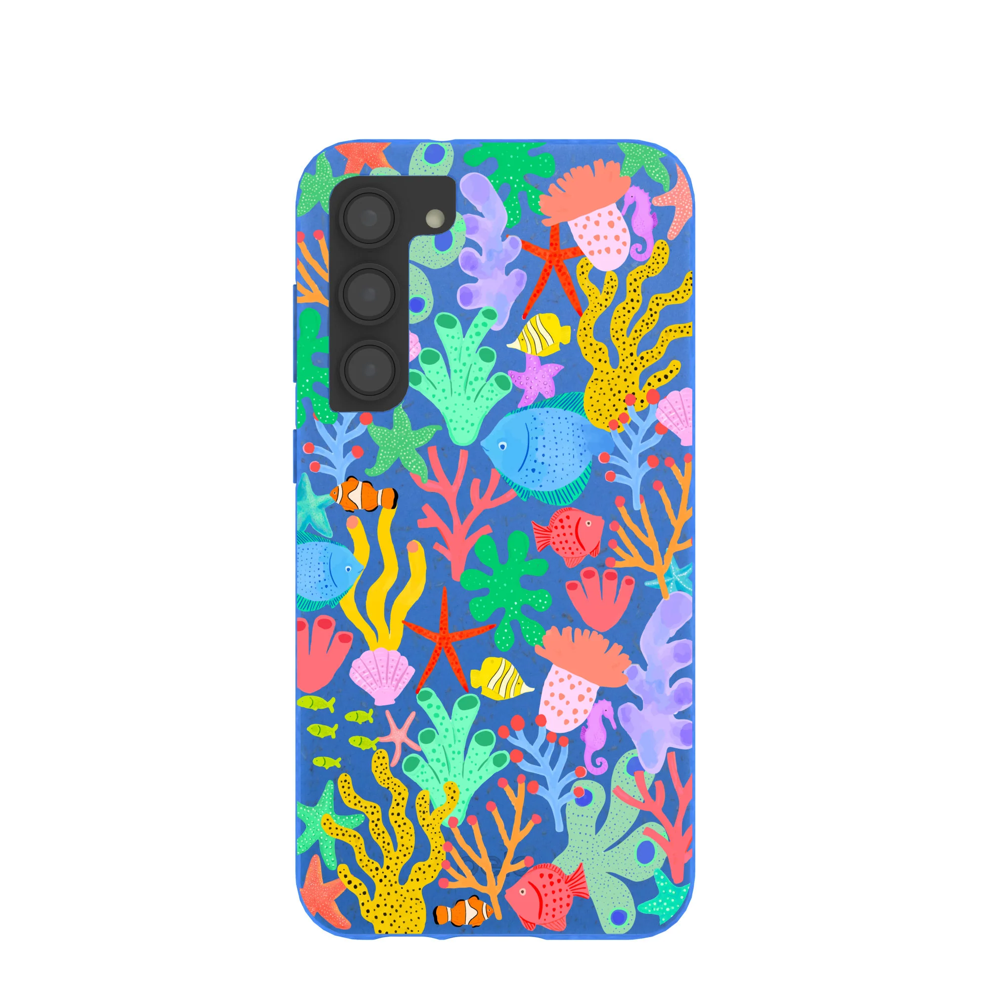 Electric Blue Underwater Blooms Samsung Galaxy S23+(Plus) Case