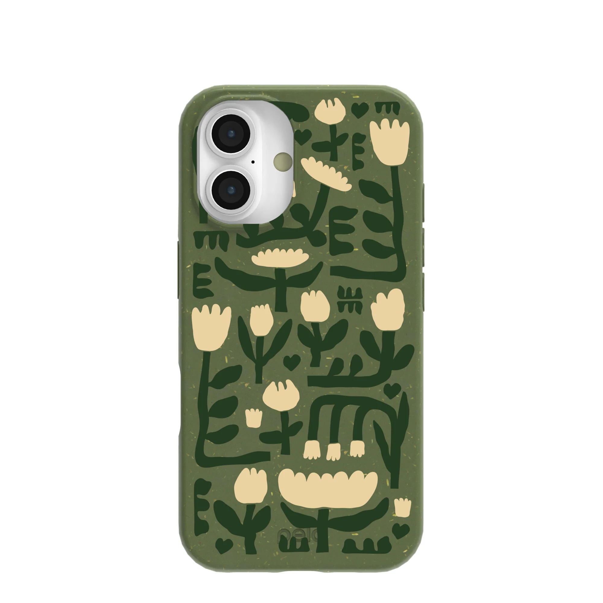 Forest Floor Abstract Tulips iPhone 16 Case