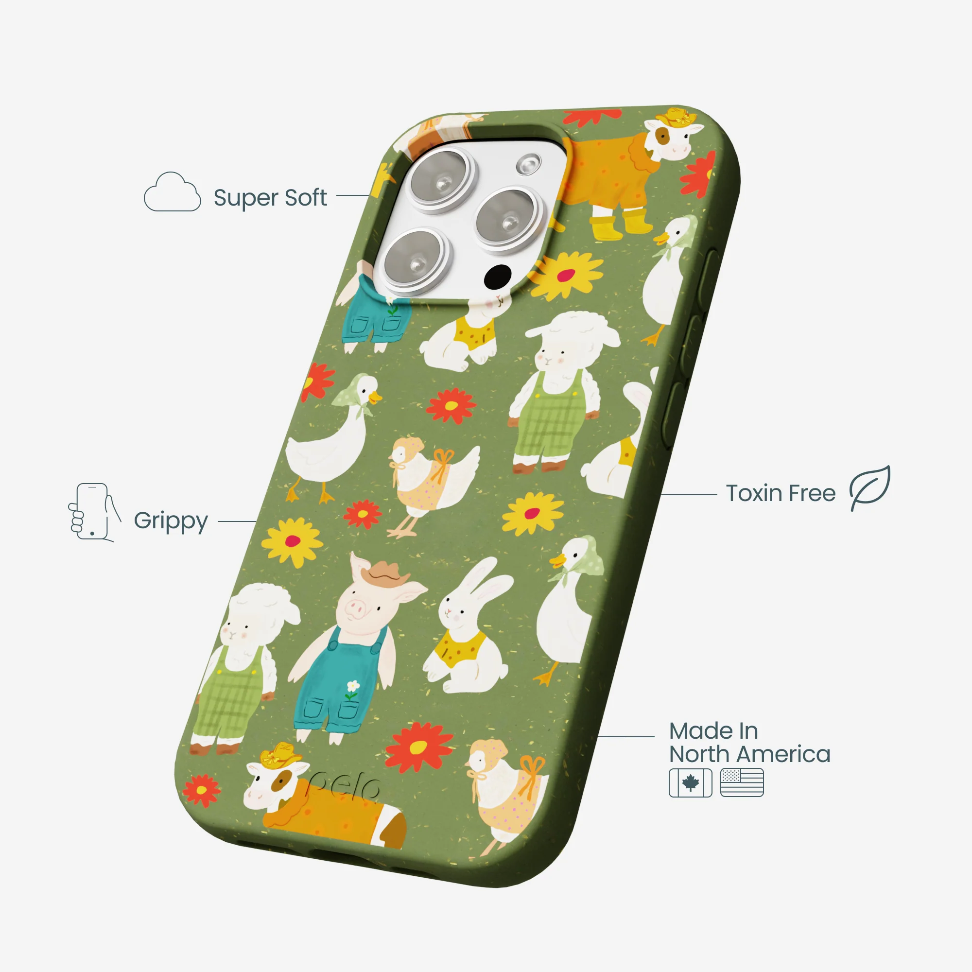Forest Floor Barn Besties iPhone 16 Pro Max Case - Image 4