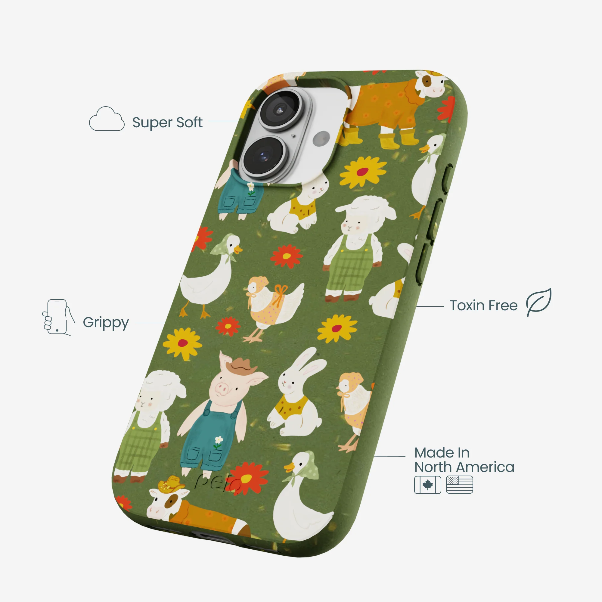 Forest Floor Barn Besties iPhone 17 Case - Image 4