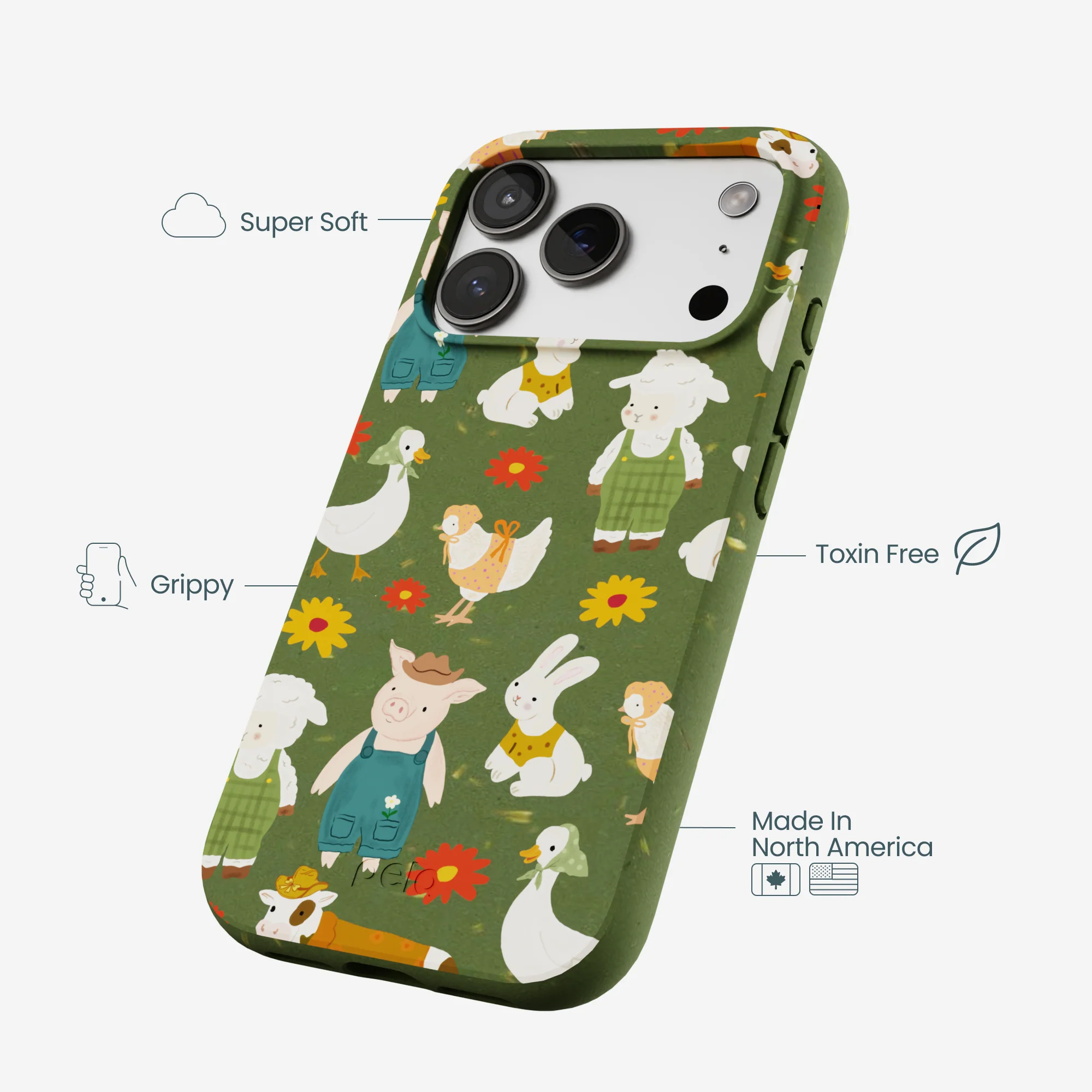 Forest Floor Barn Besties iPhone 17 Pro Case - Image 4