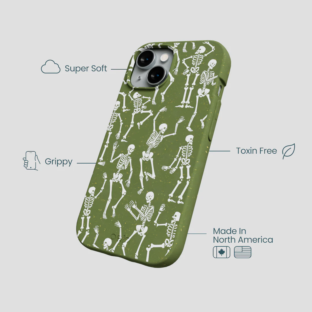 Forest Floor Boogie Bones iPhone 15 Case - Image 4