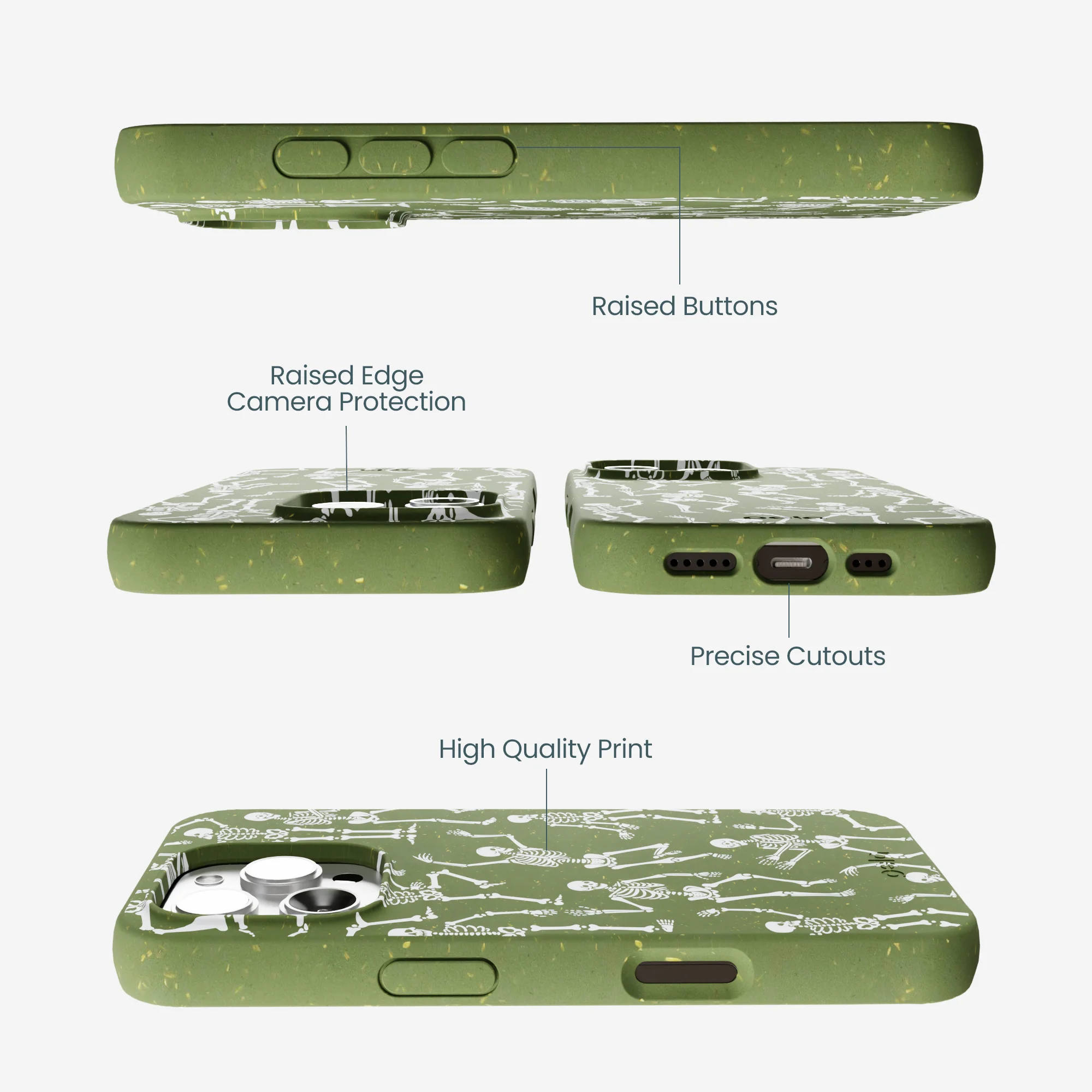 Forest Floor Boogie Bones iPhone 16 Pro Max Case - Image 3
