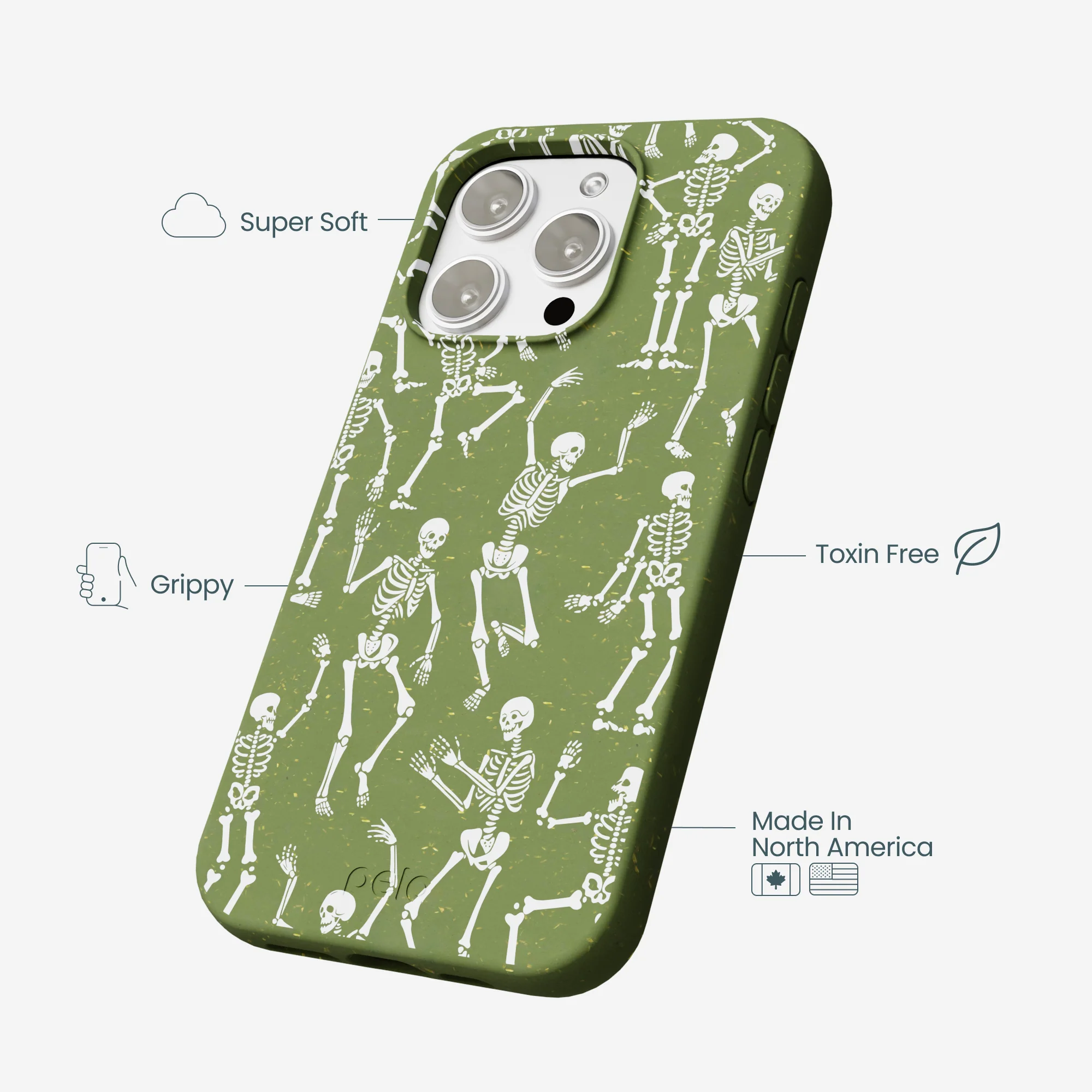 Forest Floor Boogie Bones iPhone 16 Pro Max Case - Image 4