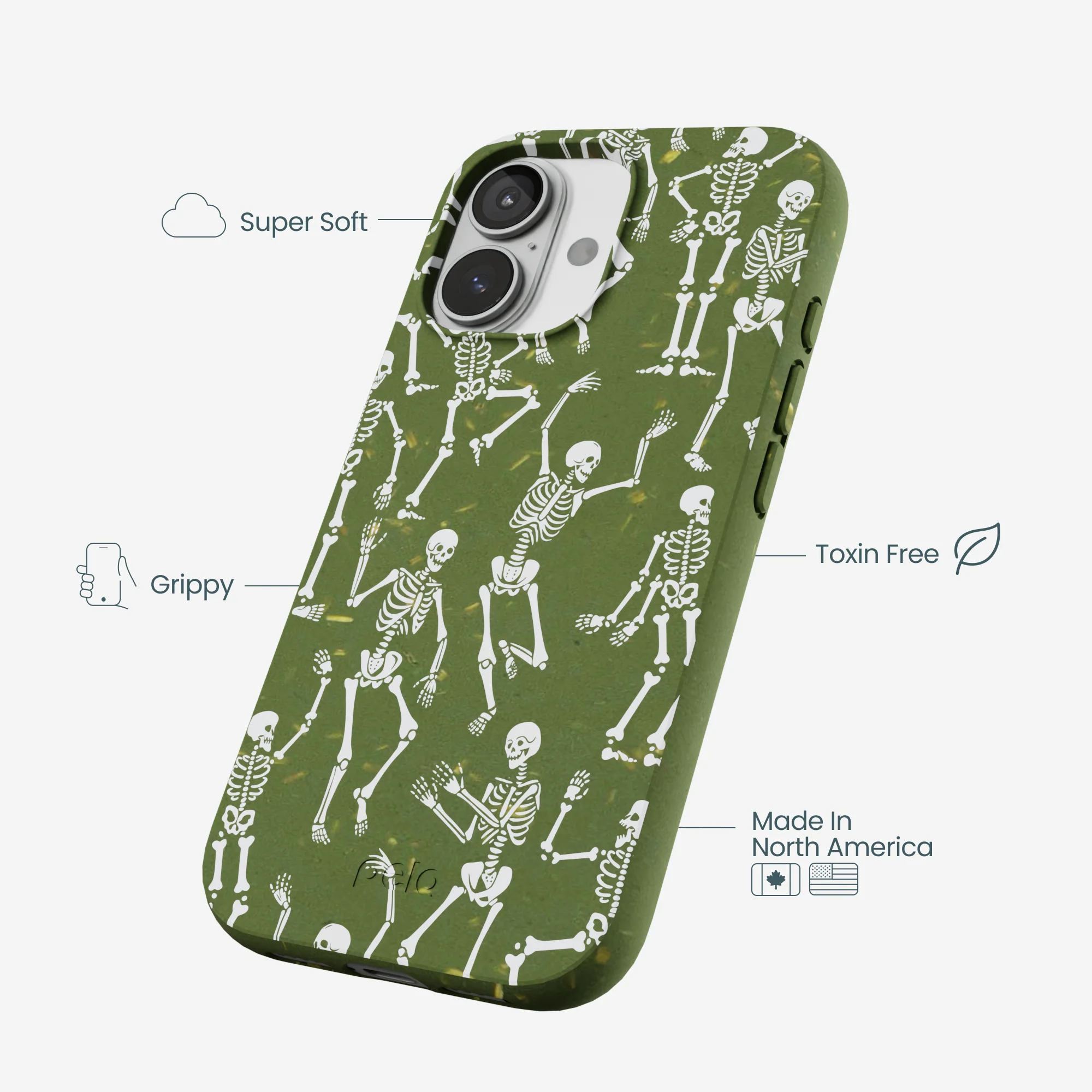 Forest Floor Boogie Bones iPhone 17 Case - Image 4