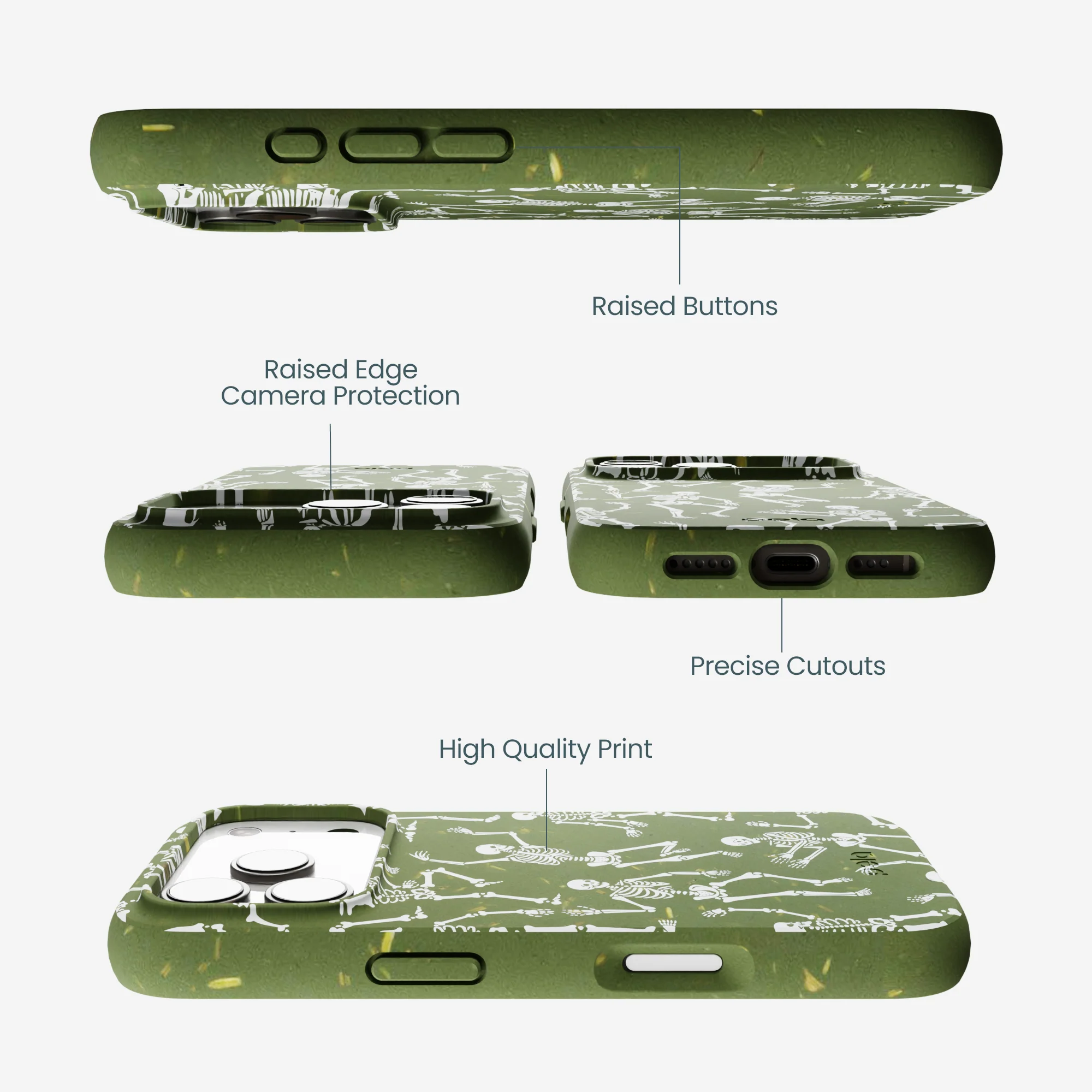 Forest Floor Boogie Bones iPhone 17 Pro Case - Image 3