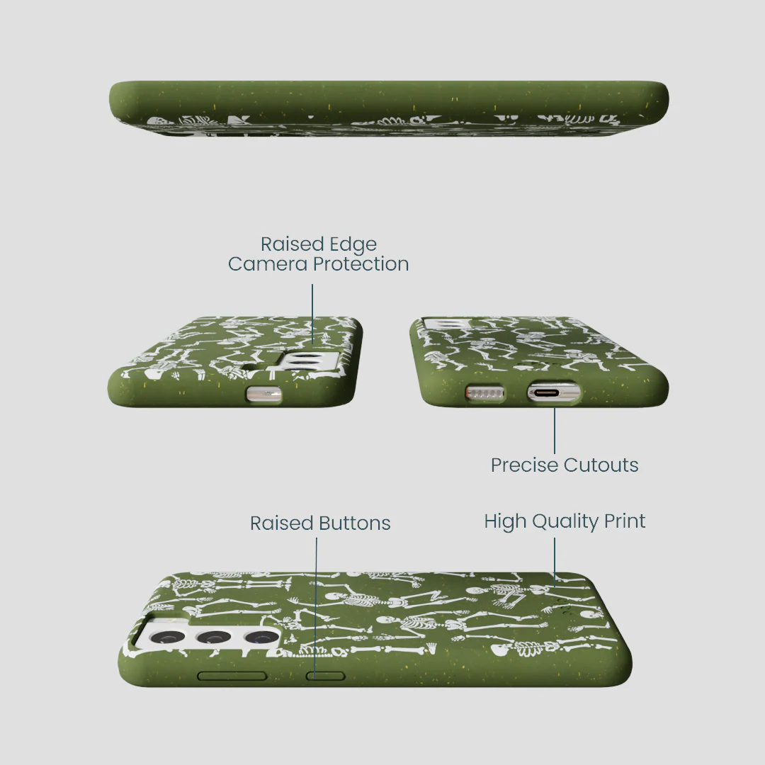 Forest Floor Boogie Bones Samsung Galaxy S22 Case - Image 3