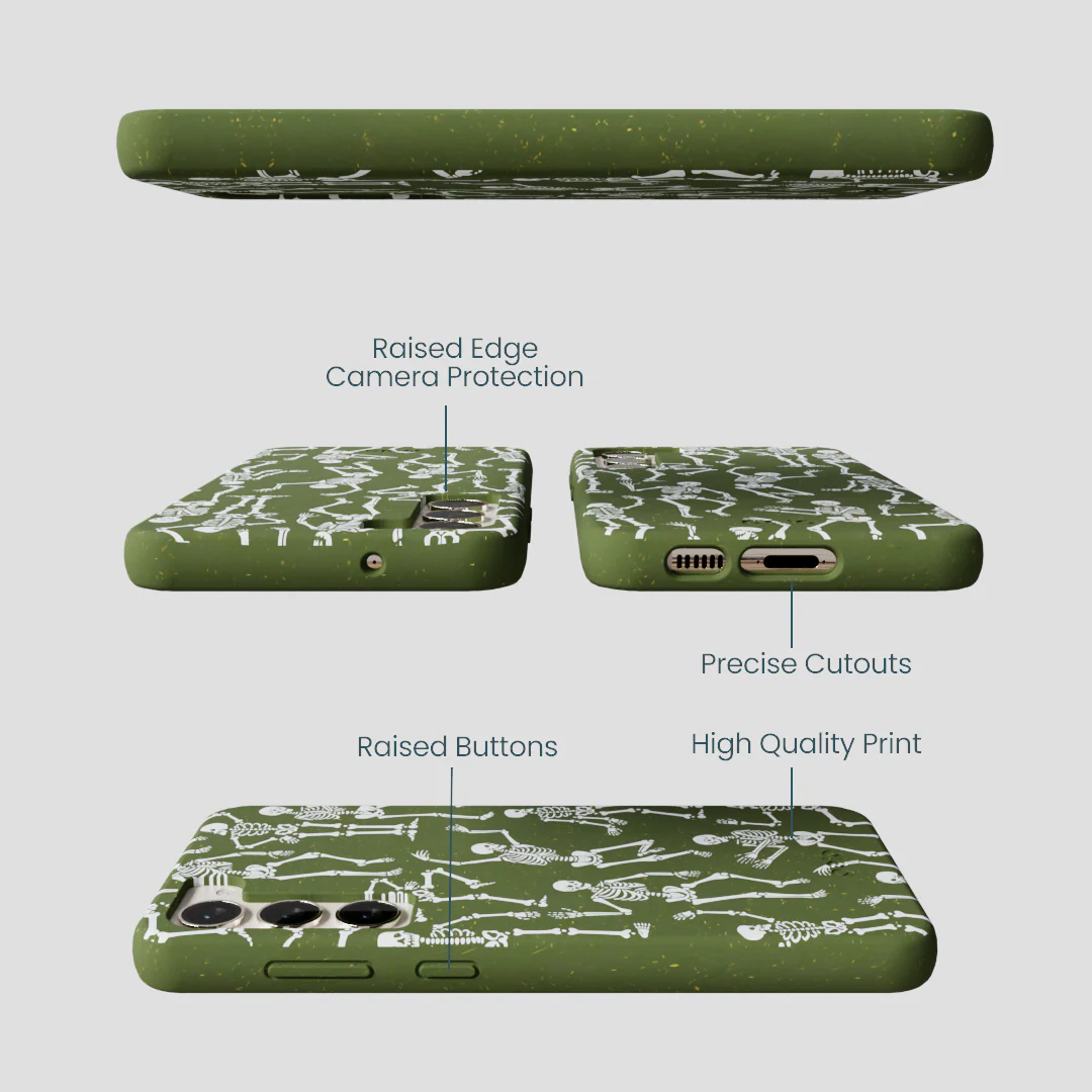 Forest Floor Boogie Bones Samsung Galaxy S24+(Plus) Case - Image 3