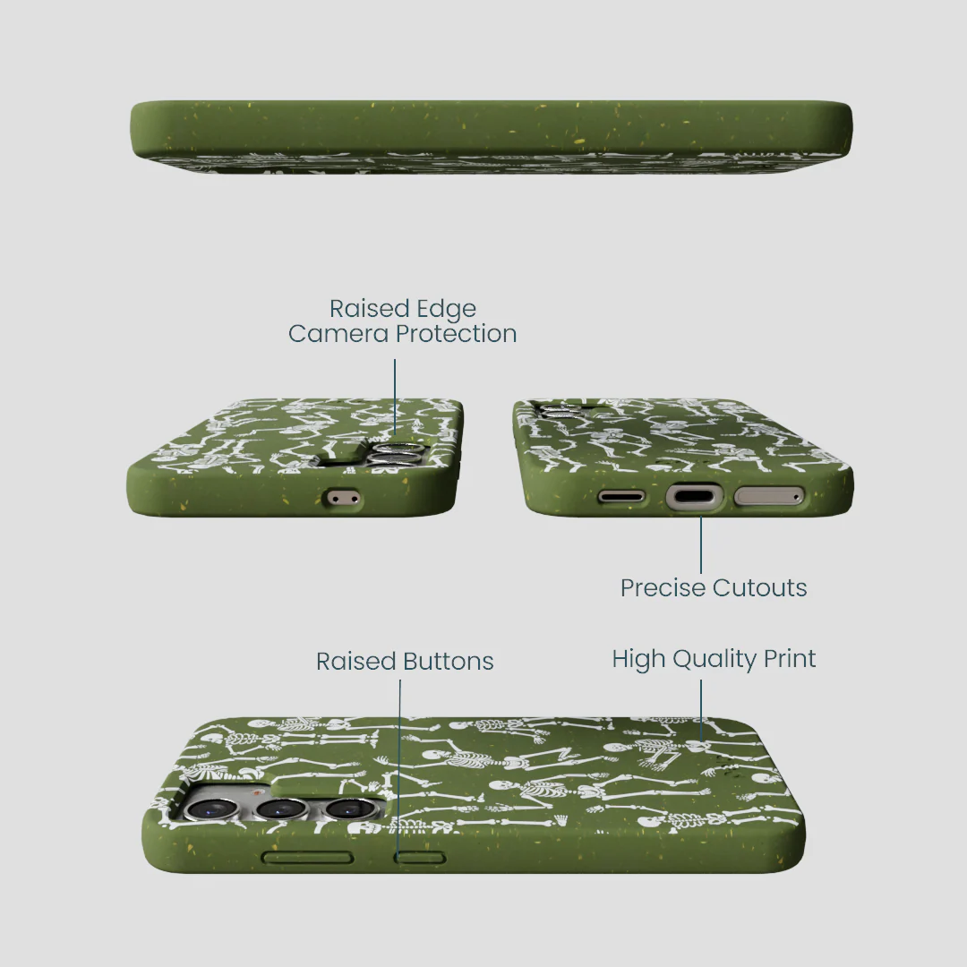 Forest Floor Boogie Bones Samsung Galaxy S25 Case - Image 3