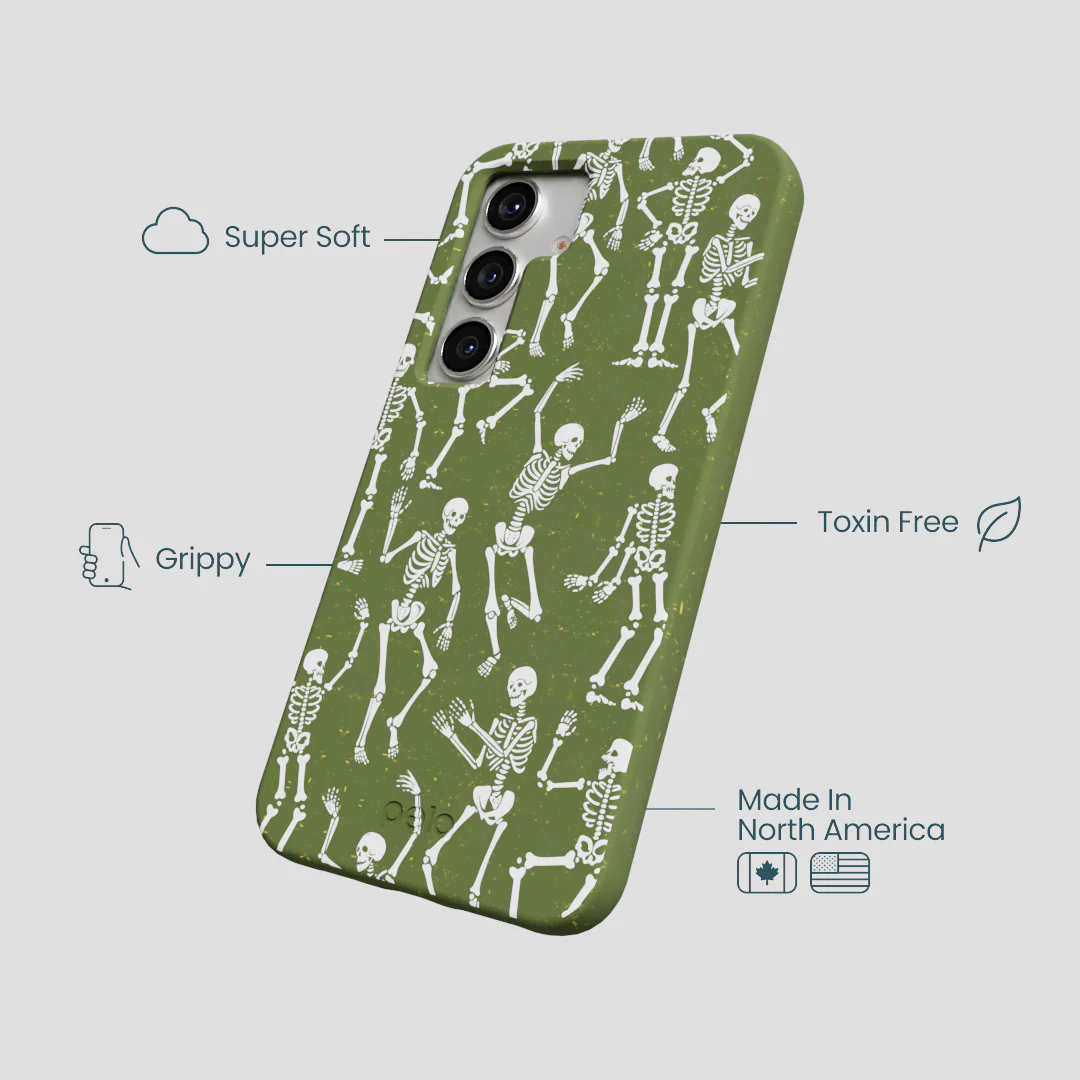Forest Floor Boogie Bones Samsung Galaxy S25 Case - Image 4