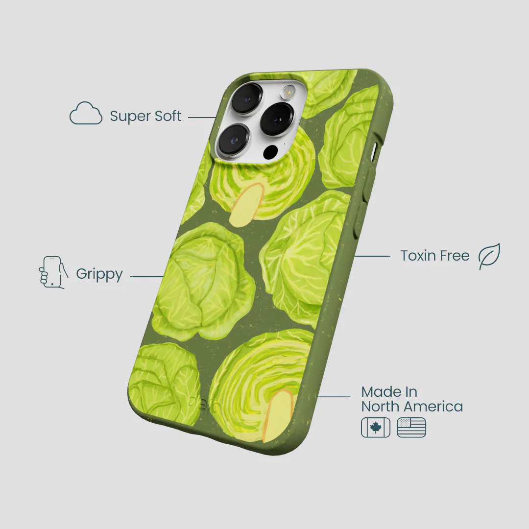 Forest Floor Cabbage Portraits iPhone 13 Pro Case - Image 4