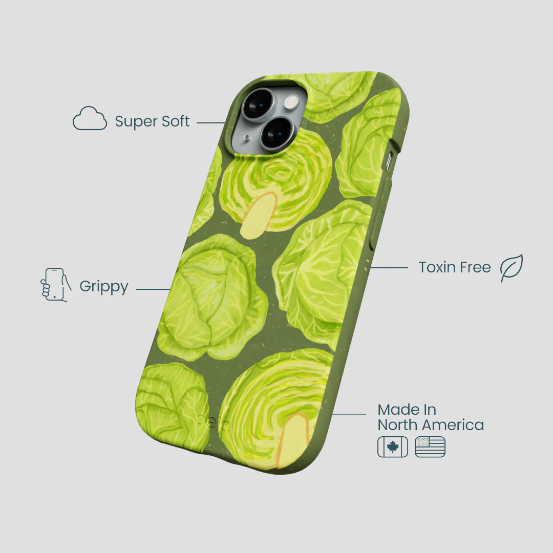 Forest Floor Cabbage Portraits iPhone 14 Case - Image 4