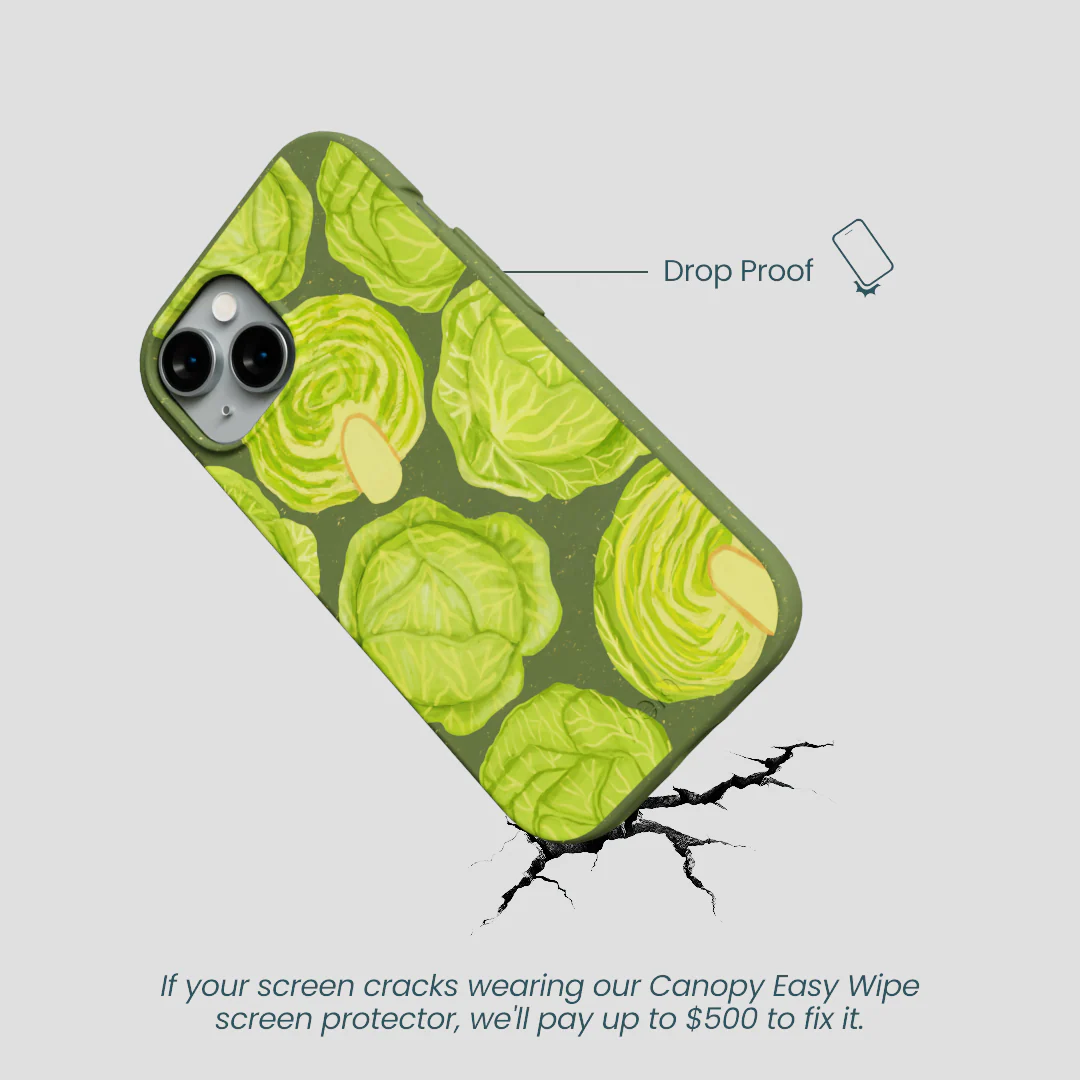 Forest Floor Cabbage Portraits iPhone 15 Case - Image 5