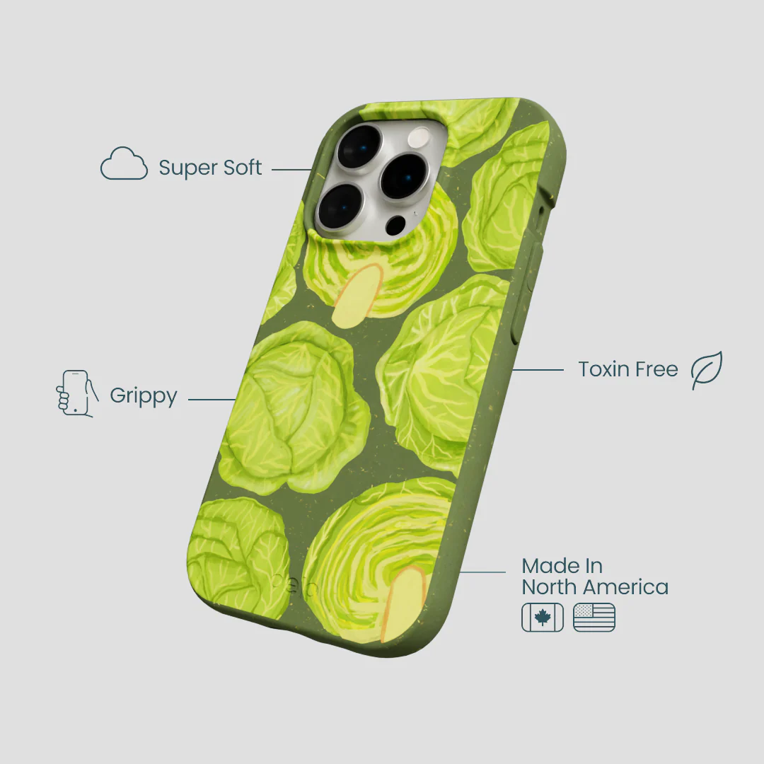 Forest Floor Cabbage Portraits iPhone 15 Pro Case - Image 4
