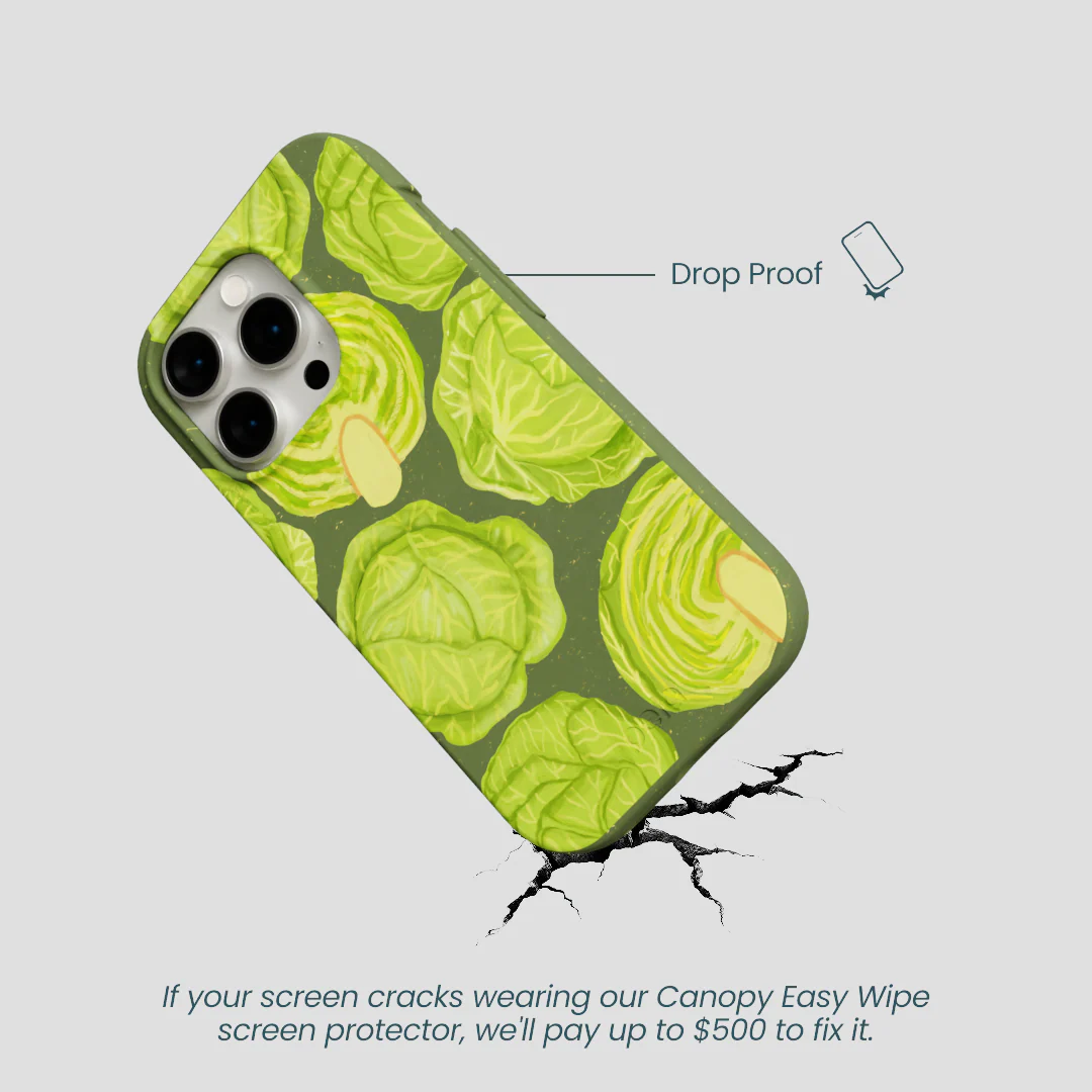 Forest Floor Cabbage Portraits iPhone 15 Pro Case - Image 5