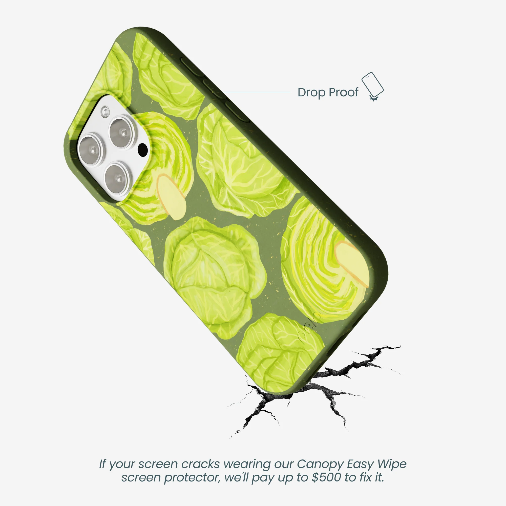 Forest Floor Cabbage Portraits iPhone 16 Pro Max Case - Image 5