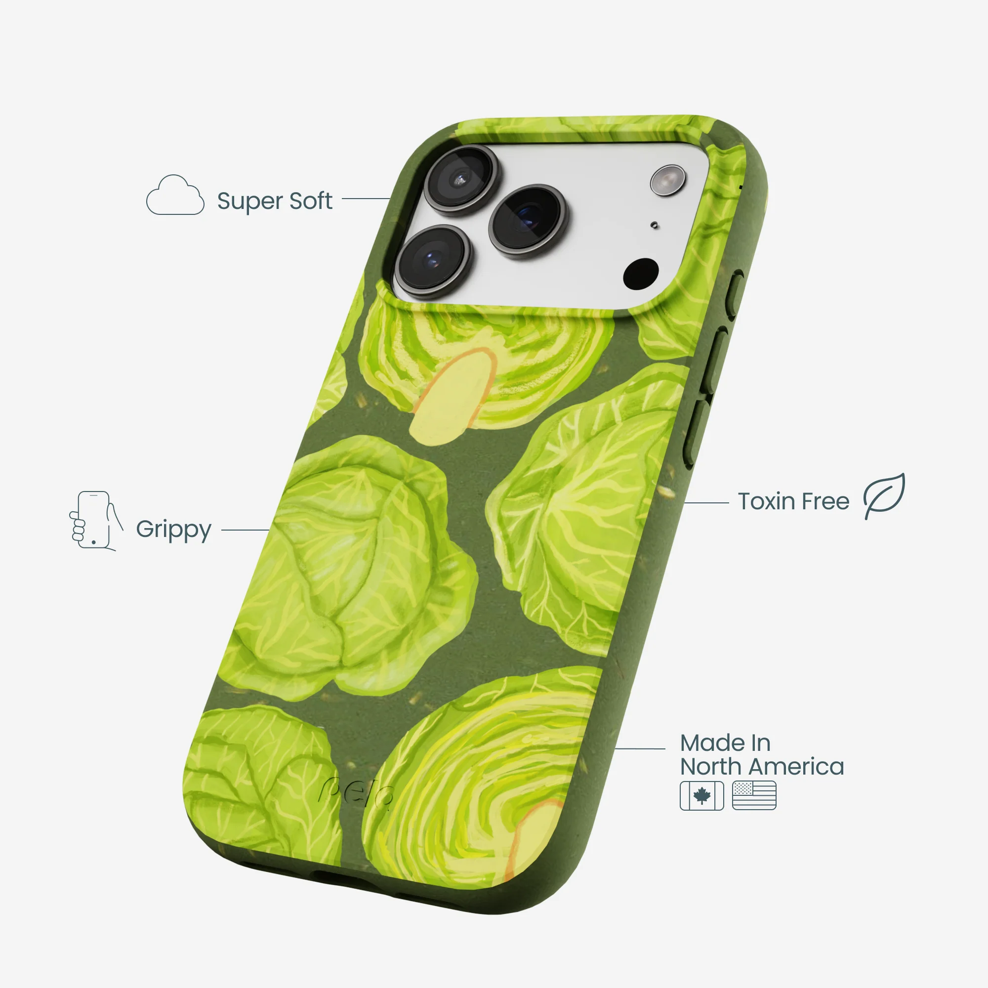 Forest Floor Cabbage Portraits iPhone 17 Pro Case - Image 4