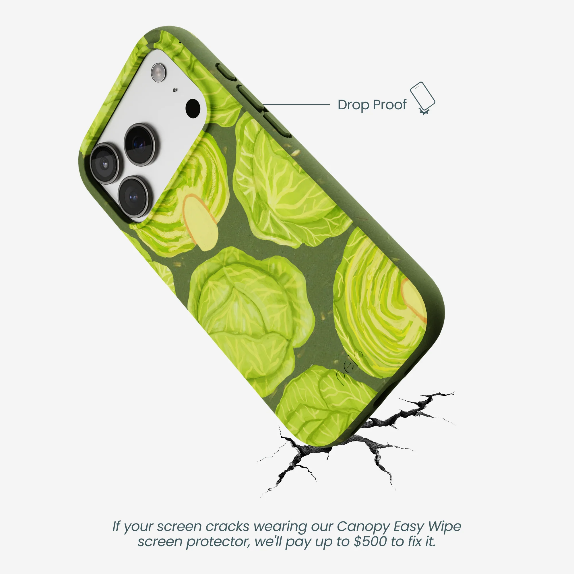 Forest Floor Cabbage Portraits iPhone 17 Pro Case - Image 5