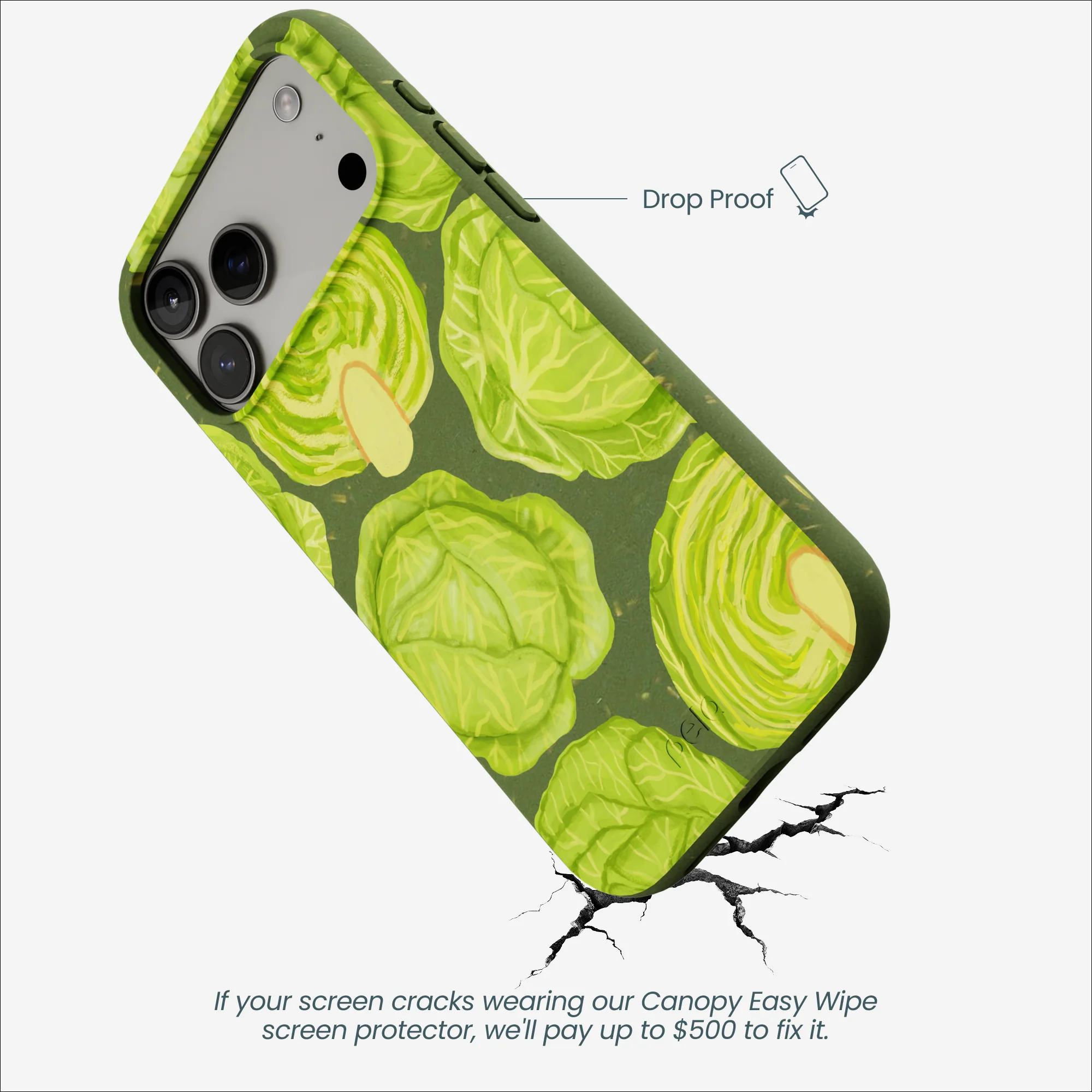 Forest Floor Cabbage Portraits iPhone 17 Pro Max Case - Image 5