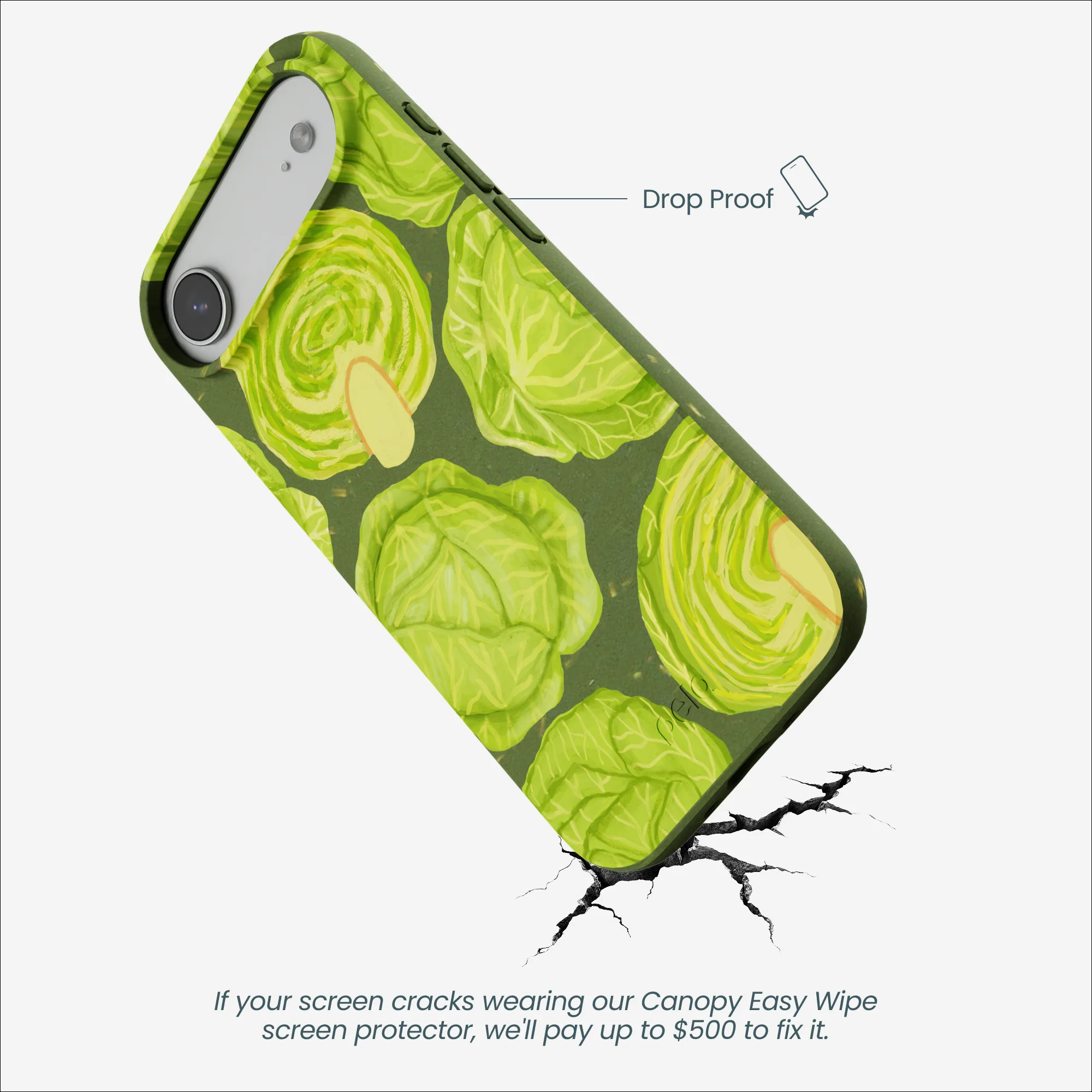 Forest Floor Cabbage Portraits iPhone Air Case - Image 5