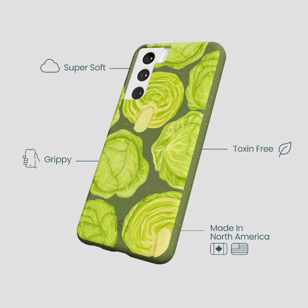 Forest Floor Cabbage Portraits Samsung Galaxy S21 Case - Image 4
