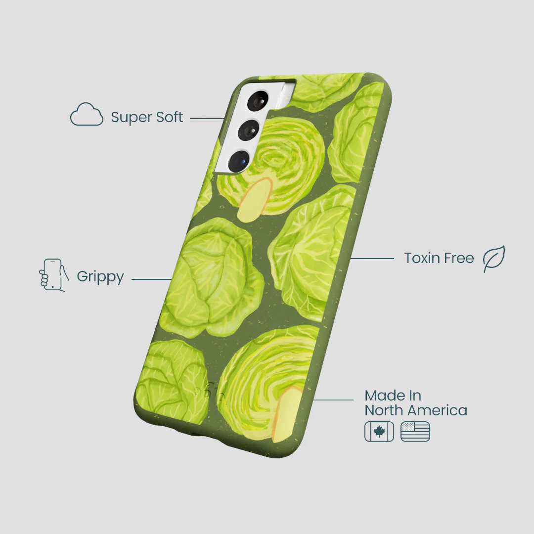 Forest Floor Cabbage Portraits Samsung Galaxy S22 Case - Image 4