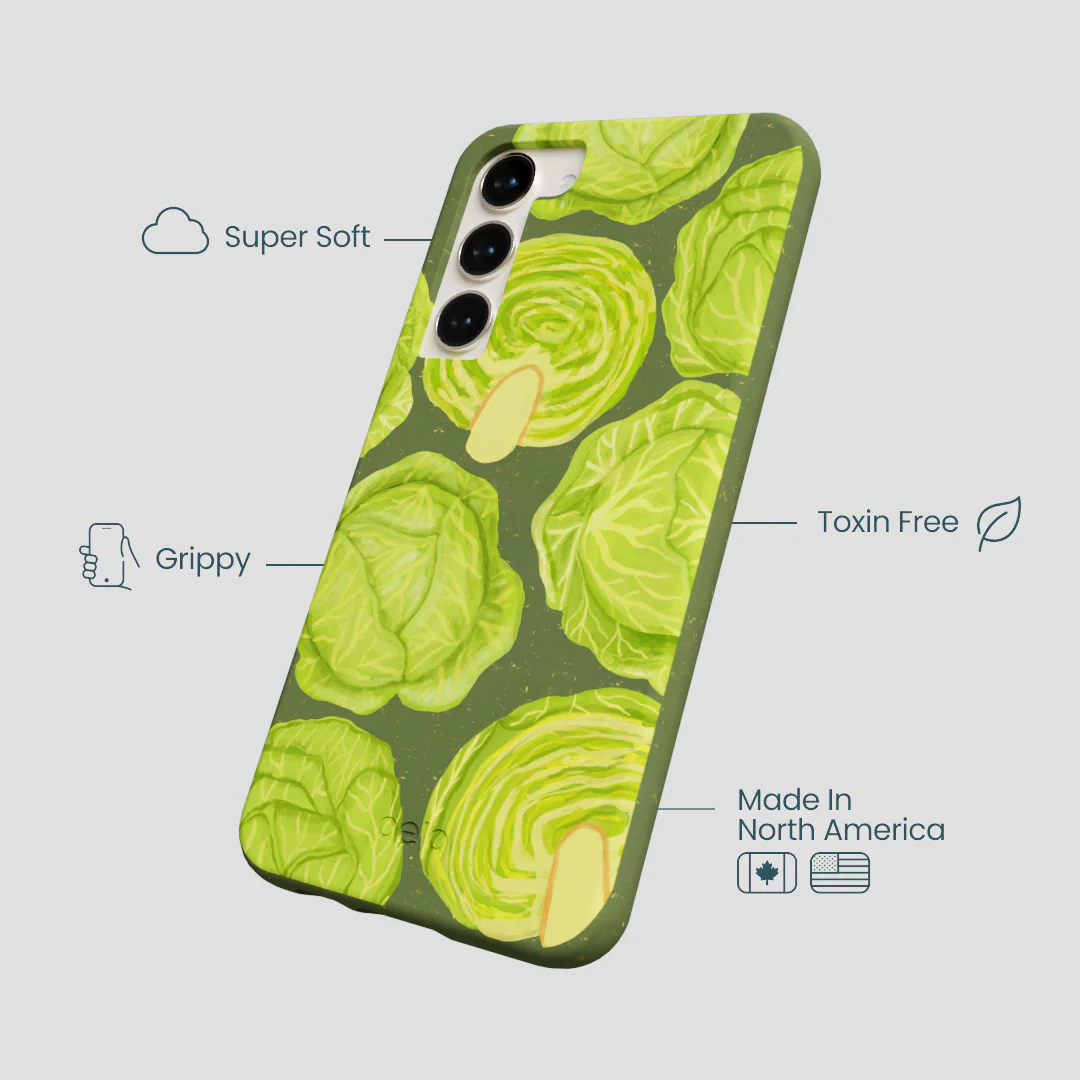 Forest Floor Cabbage Portraits Samsung Galaxy S23+(Plus) Case - Image 4