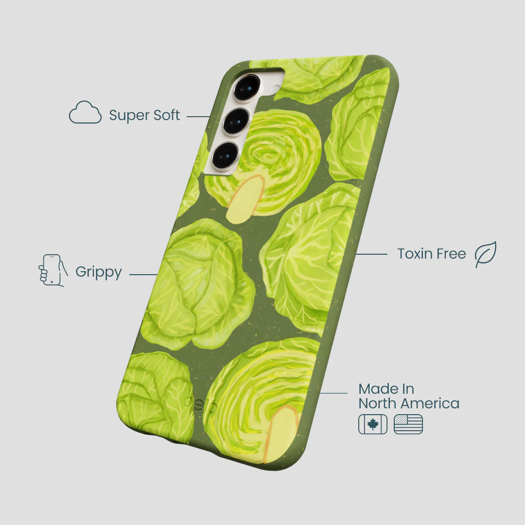 Forest Floor Cabbage Portraits Samsung Galaxy S24+(Plus) Case - Image 4
