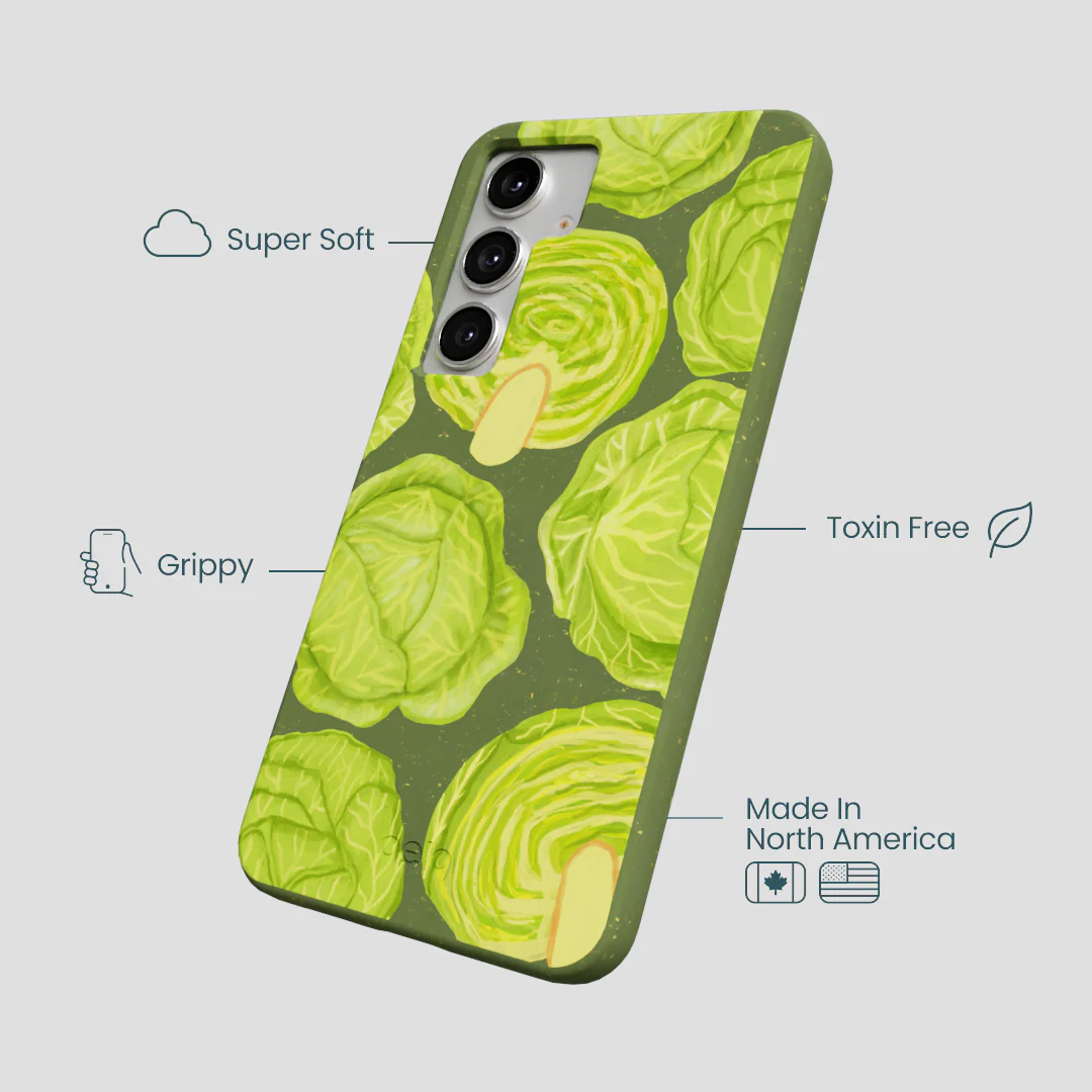 Forest Floor Cabbage Portraits Samsung Galaxy S25+(Plus) Case - Image 4