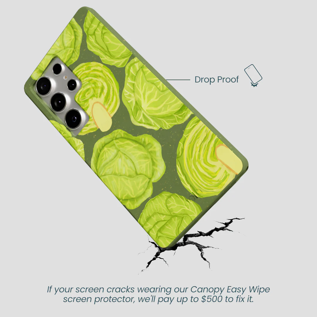 Forest Floor Cabbage Portraits Samsung Galaxy S25 Ultra Case - Image 5