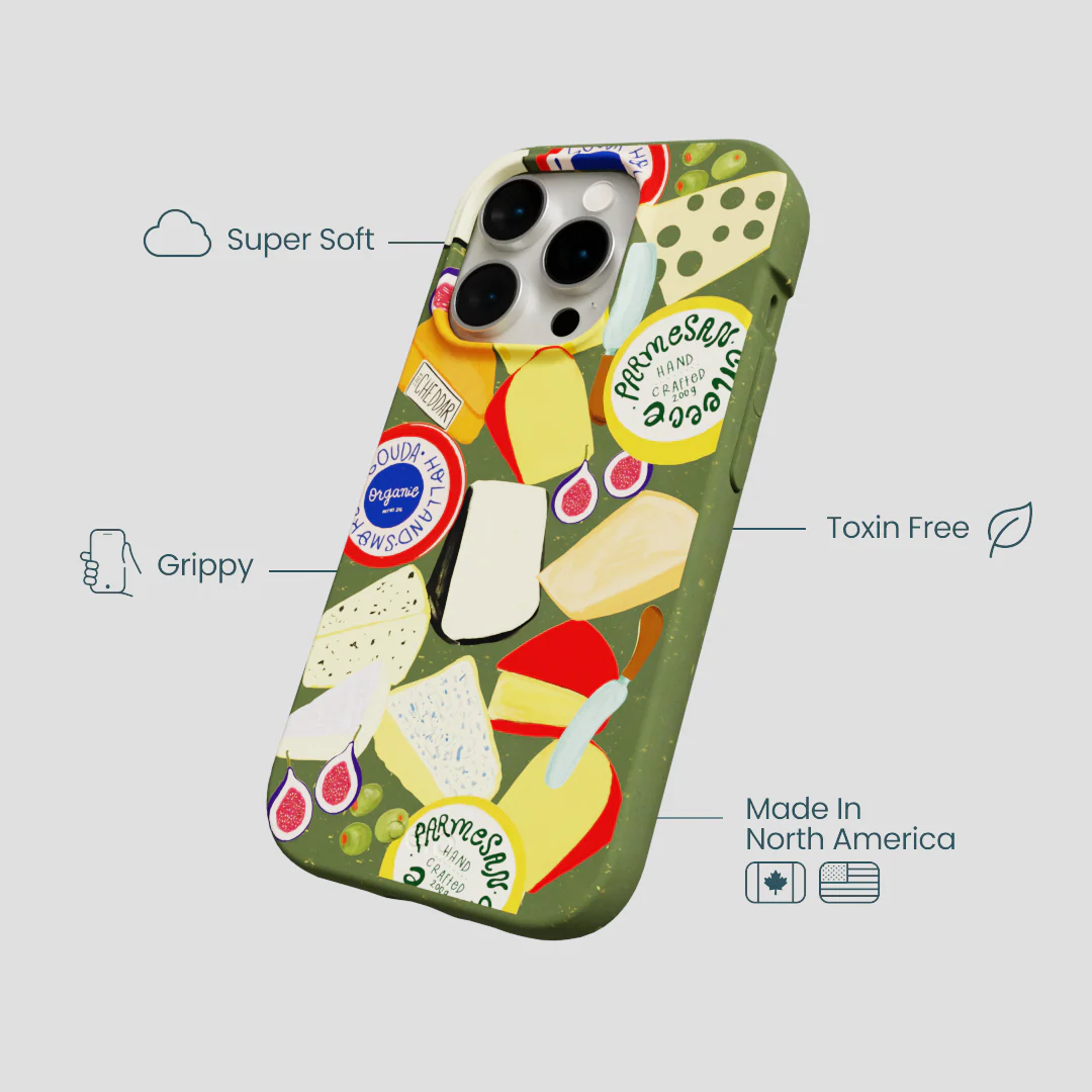 Forest Floor Cheese Spread iPhone 14 Pro Case - Image 4