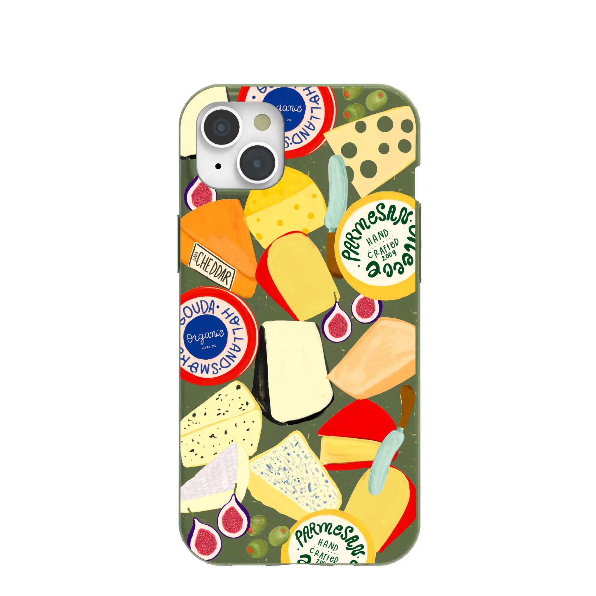 Forest Floor Cheese Spread iPhone 15 Plus Case