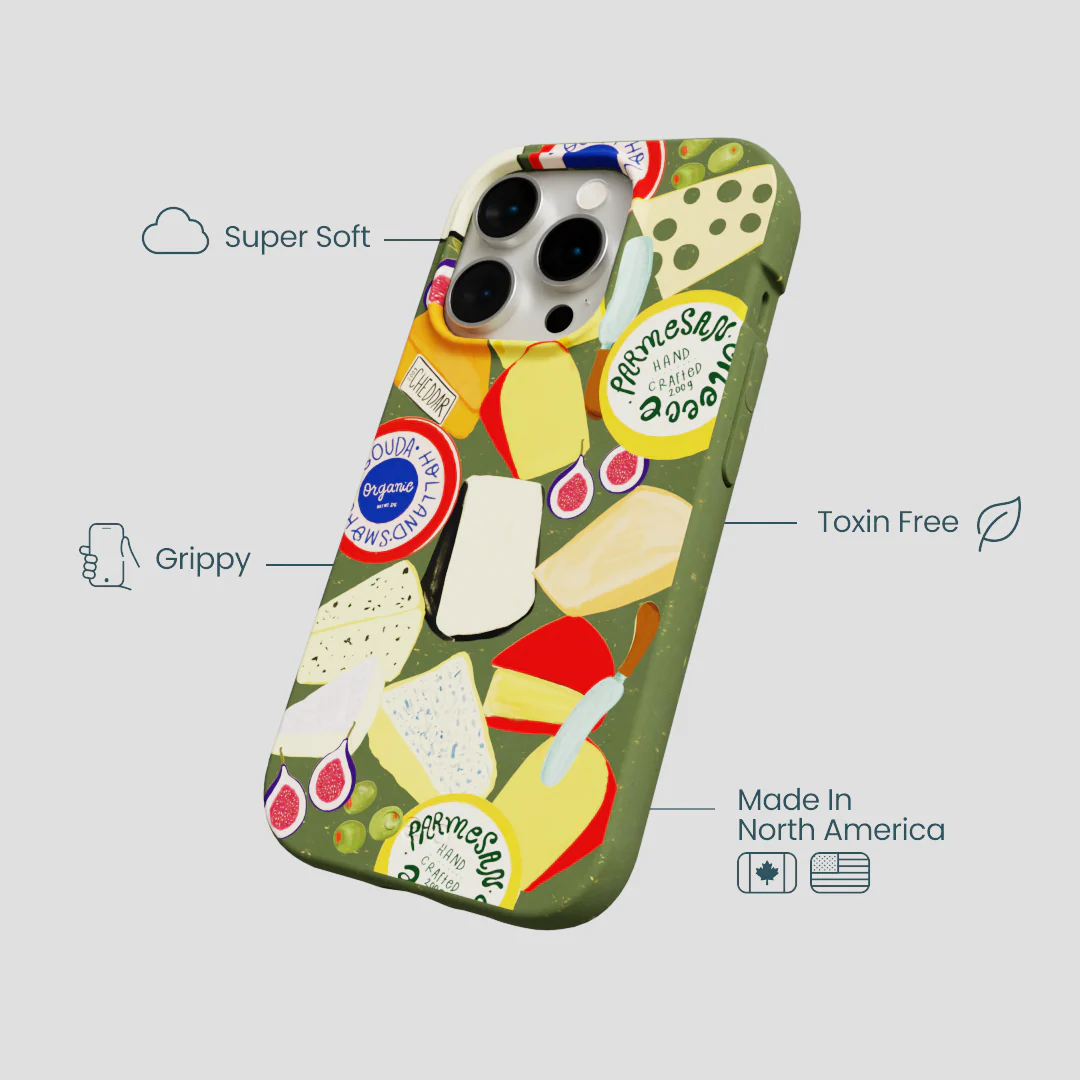Forest Floor Cheese Spread iPhone 15 Pro Case - Image 4