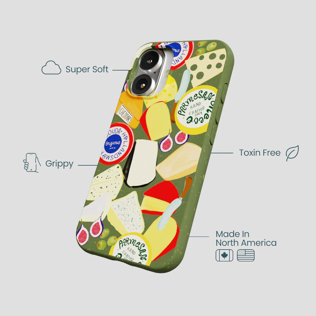 Forest Floor Cheese Spread iPhone 16 Case - Image 4