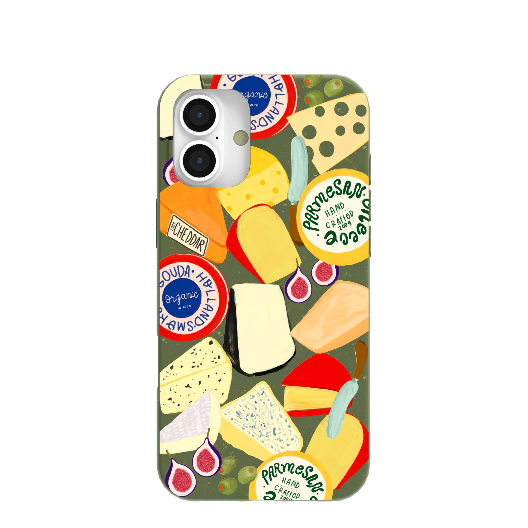 Forest Floor Cheese Spread iPhone 16 Plus Case