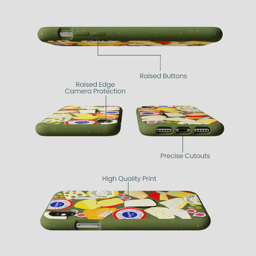 Forest Floor Cheese Spread iPhone XR Case - Image 3