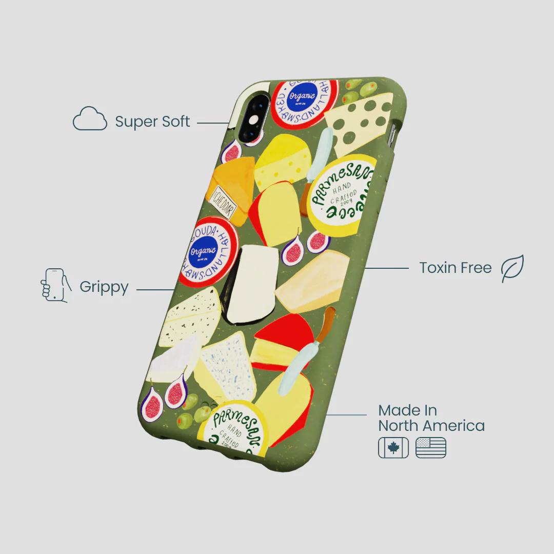 Forest Floor Cheese Spread iPhone XR Case - Image 4