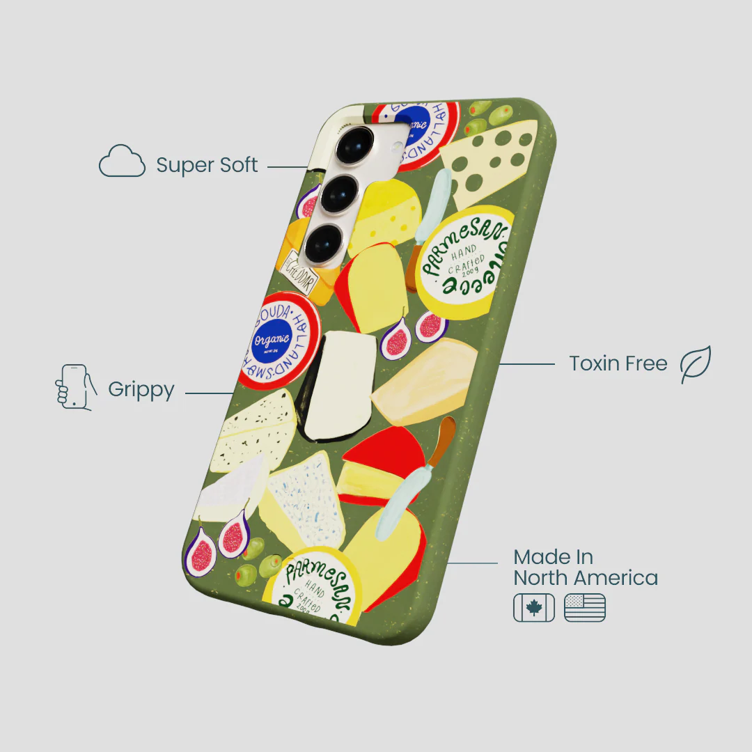 Forest Floor Cheese Spread Samsung Galaxy S23 Case - Image 4