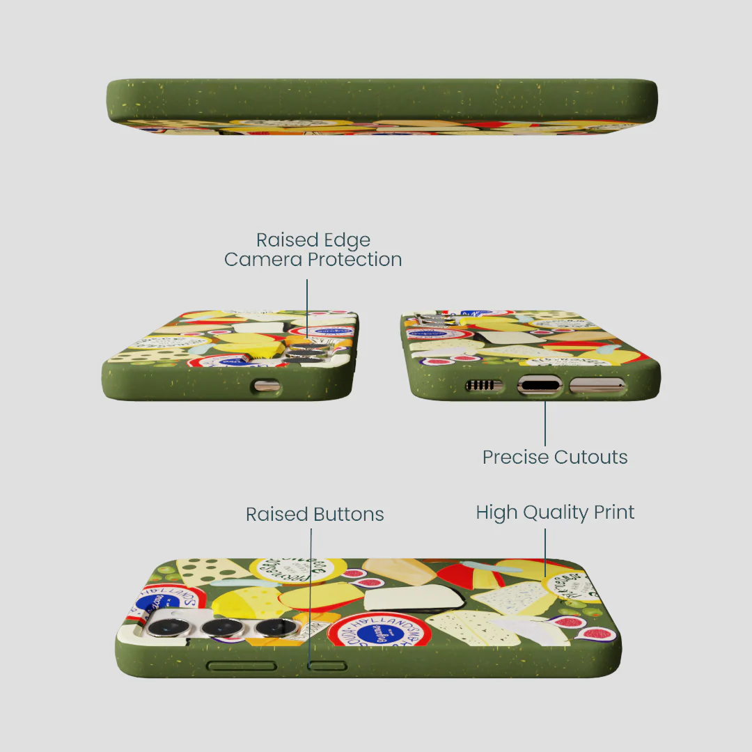 Forest Floor Cheese Spread Samsung Galaxy S24 Case - Image 3