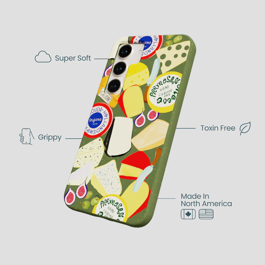 Forest Floor Cheese Spread Samsung Galaxy S24 Case - Image 4