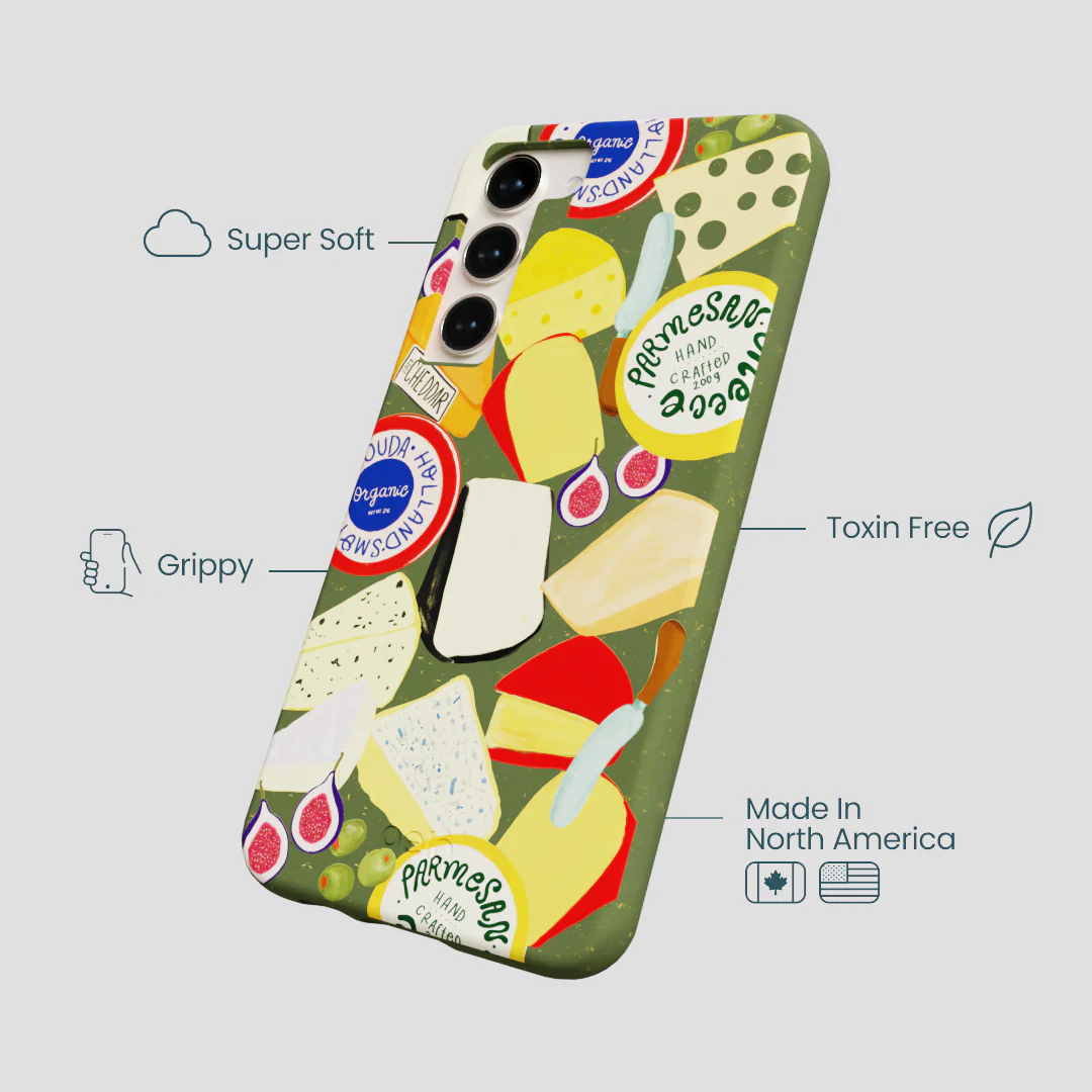 Forest Floor Cheese Spread Samsung Galaxy S24+(Plus) Case - Image 4