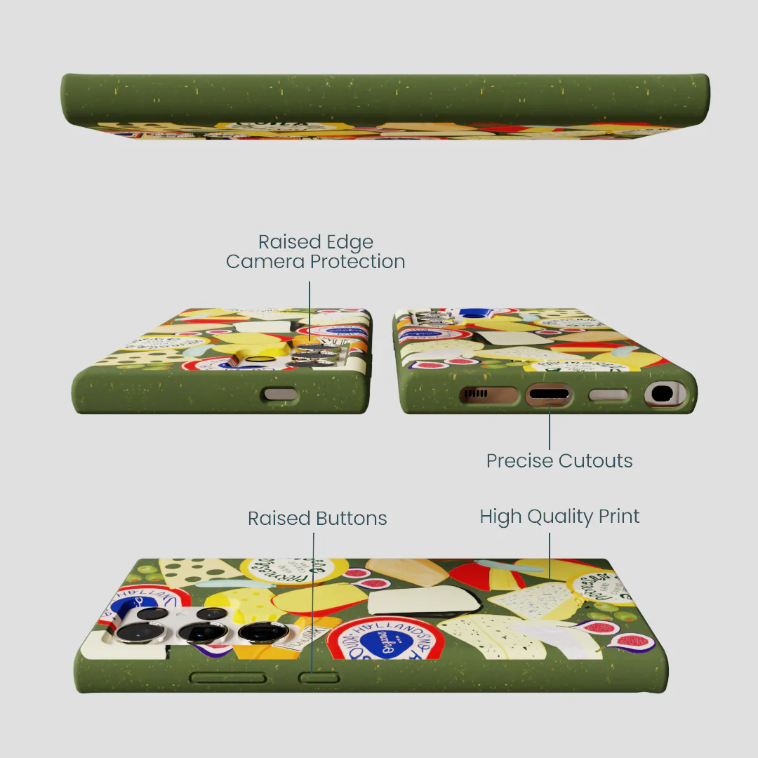 Forest Floor Cheese Spread Samsung Galaxy S24 Ultra Case - Image 3